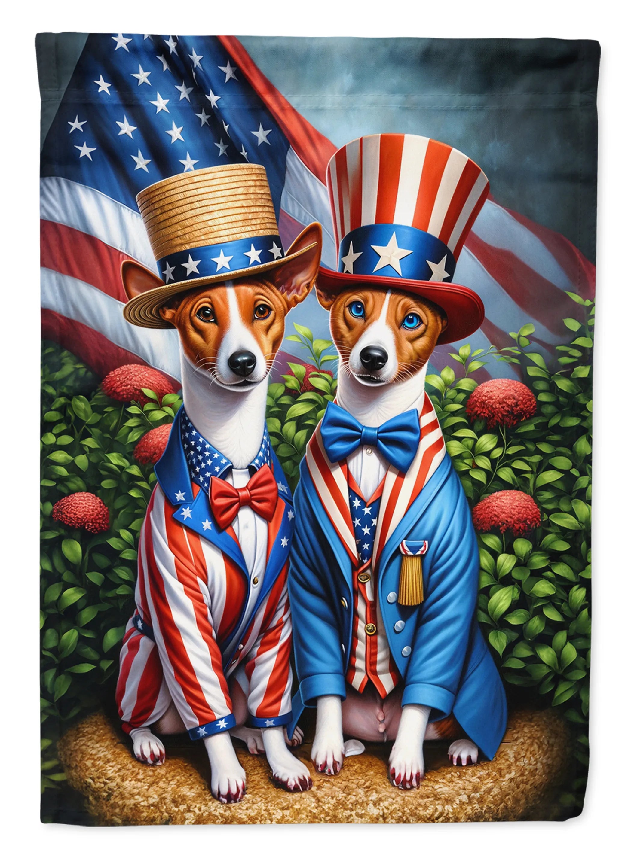 All American Dogs Decorative Flag - Size: GARDEN SIZE | Pack Of: 1 | Collection name: All american dogs