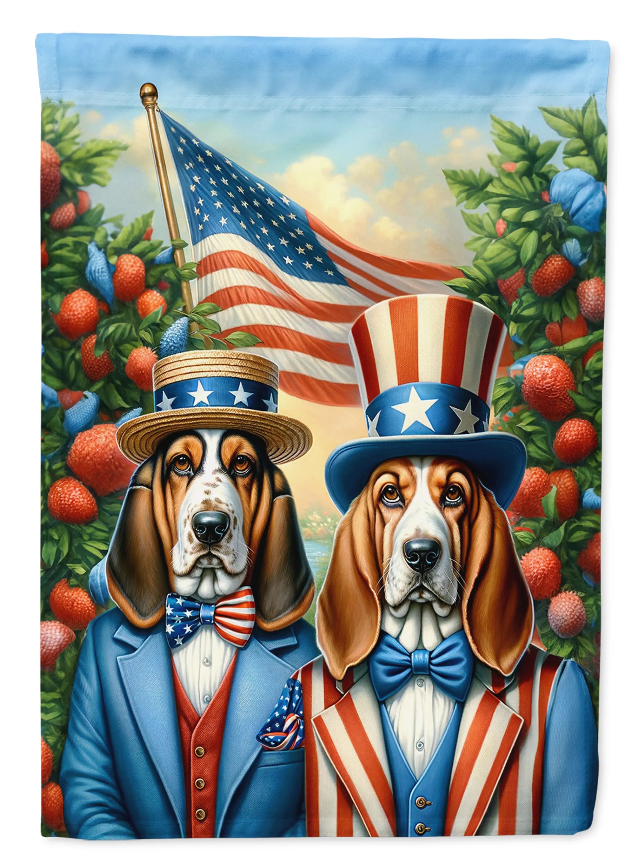 All American Dogs Decorative Flag - Size: GARDEN SIZE | Pack Of: 1 | Collection name: All american dogs