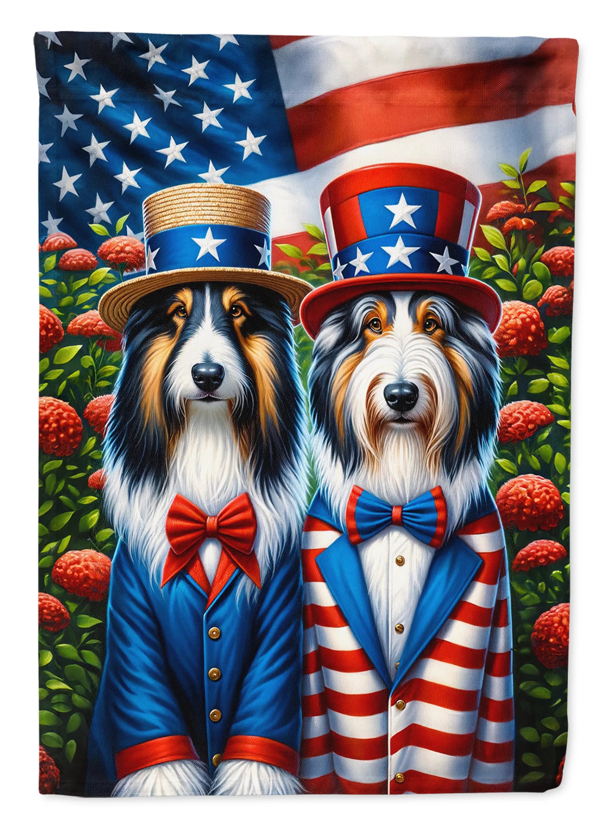 All American Dogs Decorative Flag - Size: GARDEN SIZE | Pack Of: 1 | Collection name: All american dogs