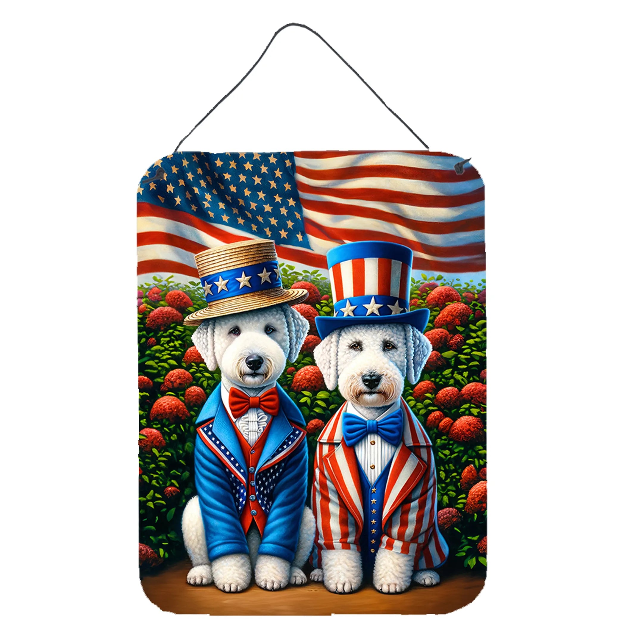 All American Dogs Wall or Door Hanging Prints - Size: 16HX12W | Pack Of: 1 | Collection name: All american dogs