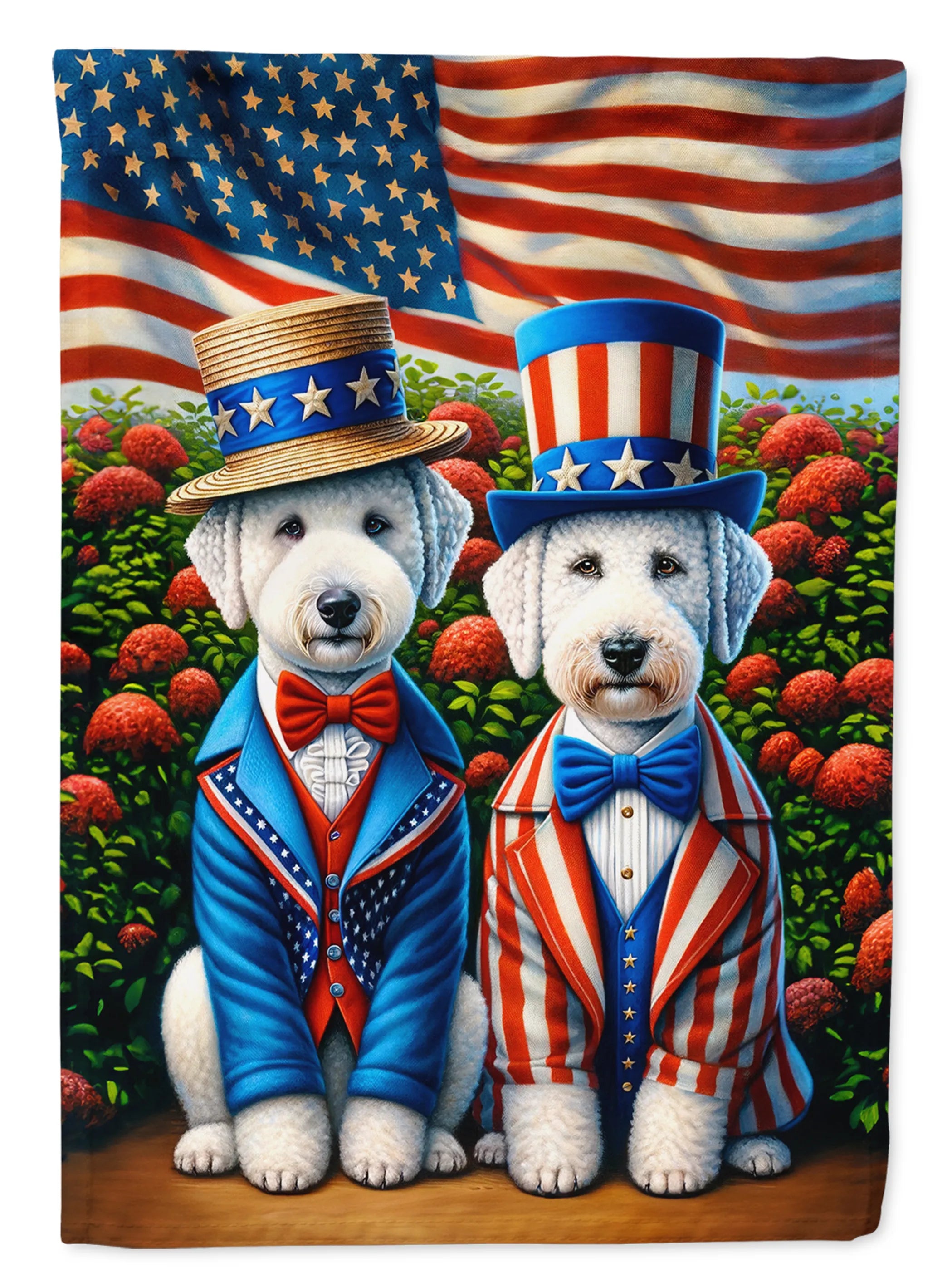 All American Dogs Decorative Flag - Size: GARDEN SIZE | Pack Of: 1 | Collection name: All american dogs