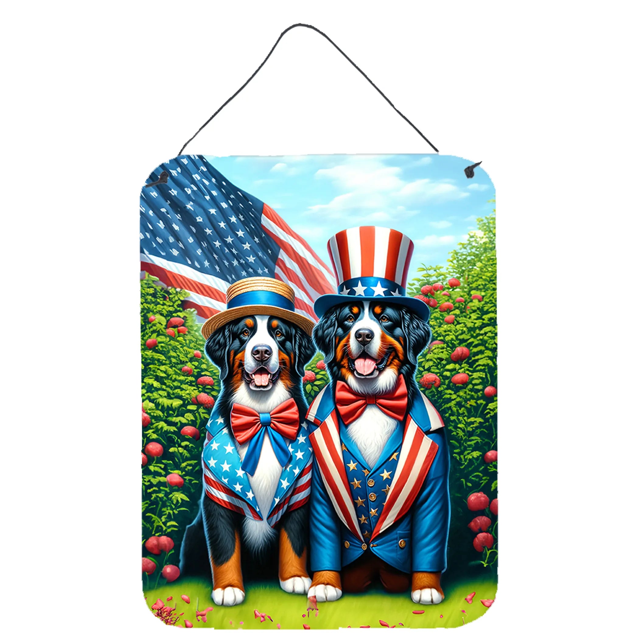 All American Dogs Wall or Door Hanging Prints - Size: 16HX12W | Pack Of: 1 | Collection name: All american dogs