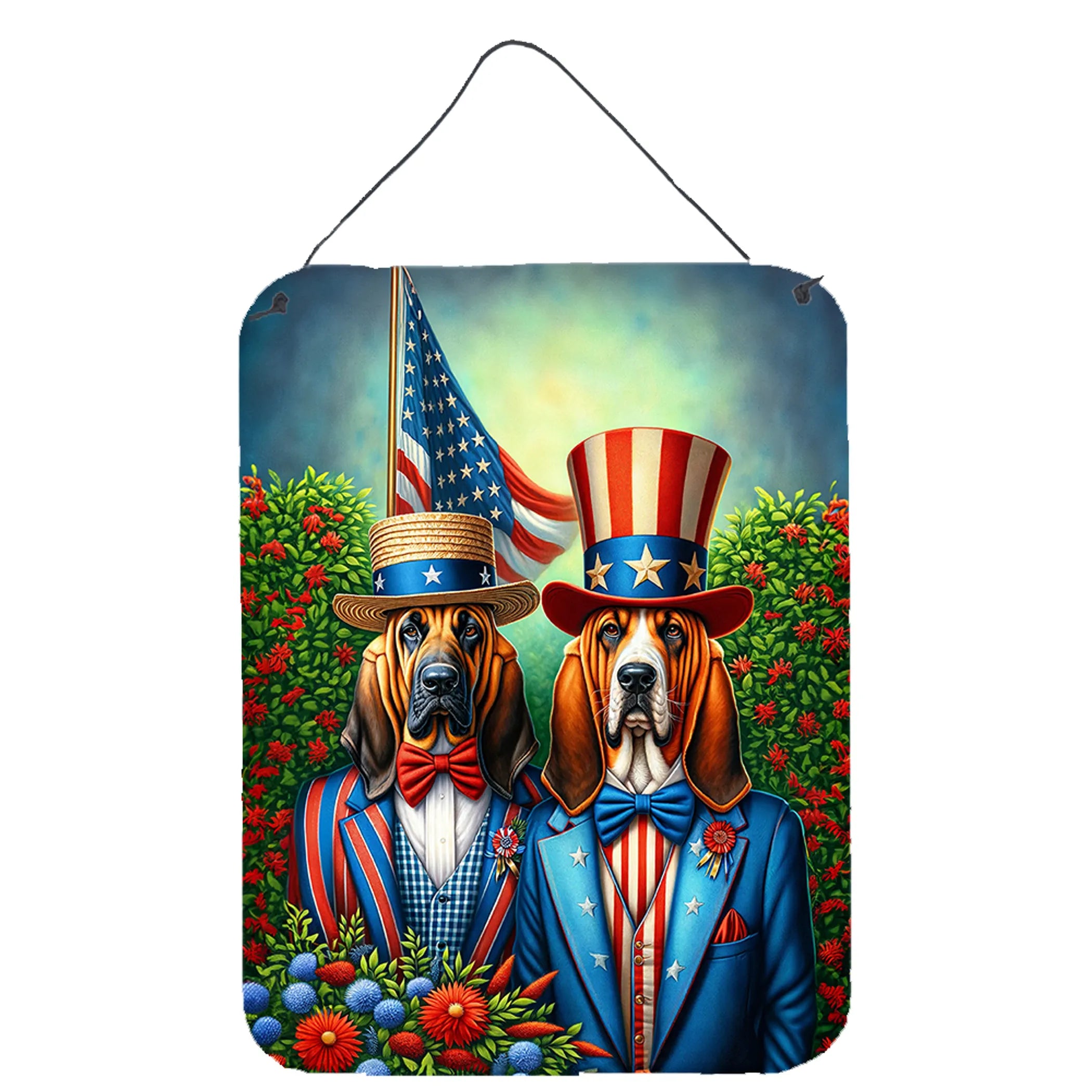 All American Dogs Wall or Door Hanging Prints - Size: 16HX12W | Pack Of: 1 | Collection name: All american dogs