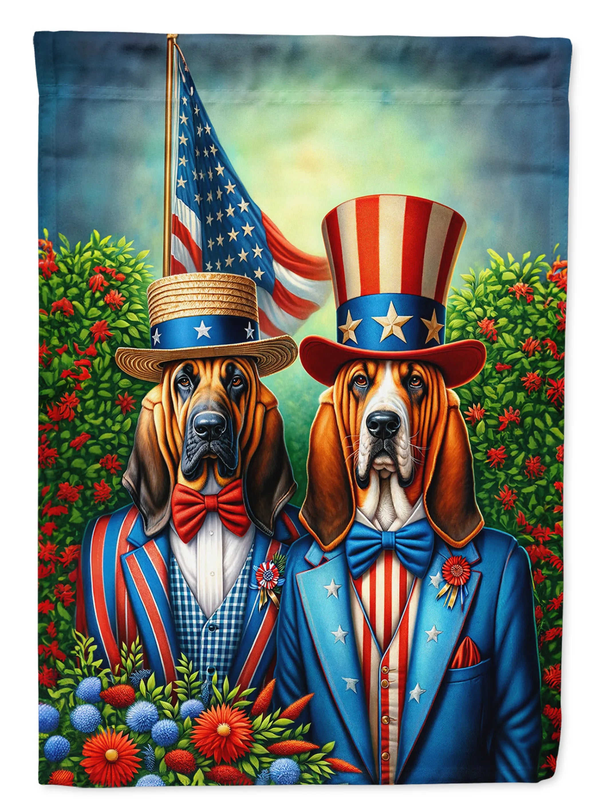 All American Dogs Decorative Flag - Size: GARDEN SIZE | Pack Of: 1 | Collection name: All american dogs