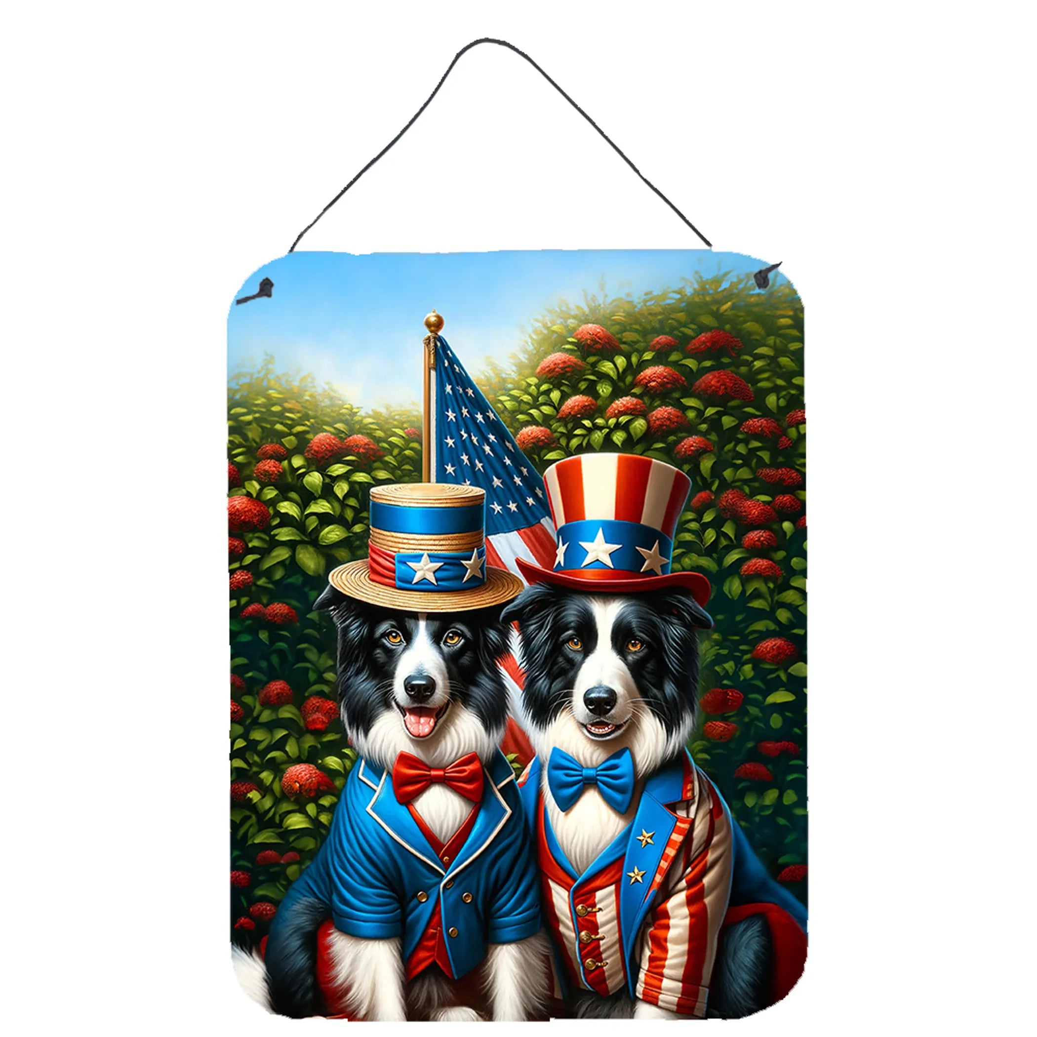 All American Dogs Wall or Door Hanging Prints - Size: 16HX12W | Pack Of: 1 | Collection name: All american dogs