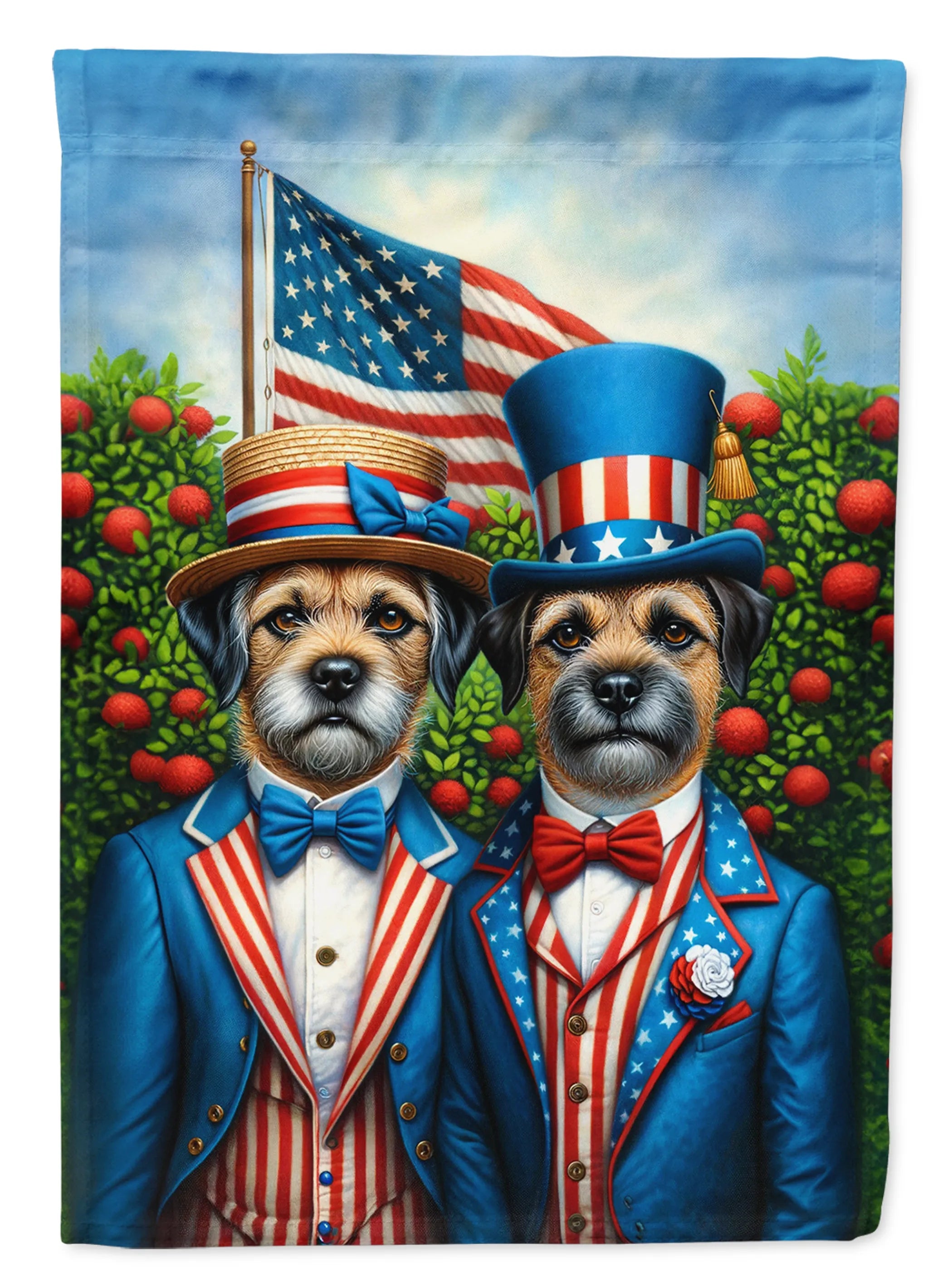 All American Dogs Decorative Flag - Size: GARDEN SIZE | Pack Of: 1 | Collection name: All american dogs