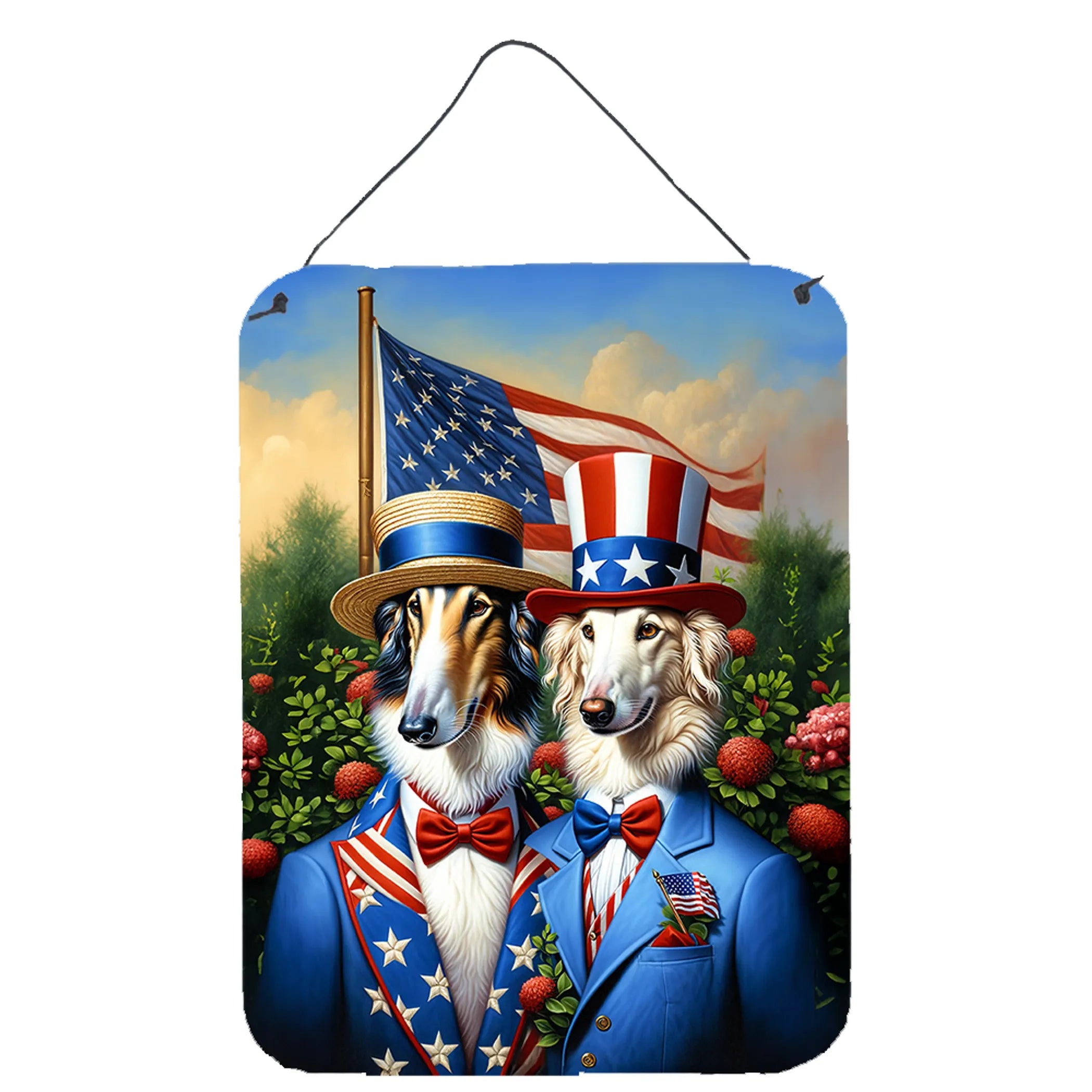 All American Dogs Wall or Door Hanging Prints - Size: 16HX12W | Pack Of: 1 | Collection name: All american dogs