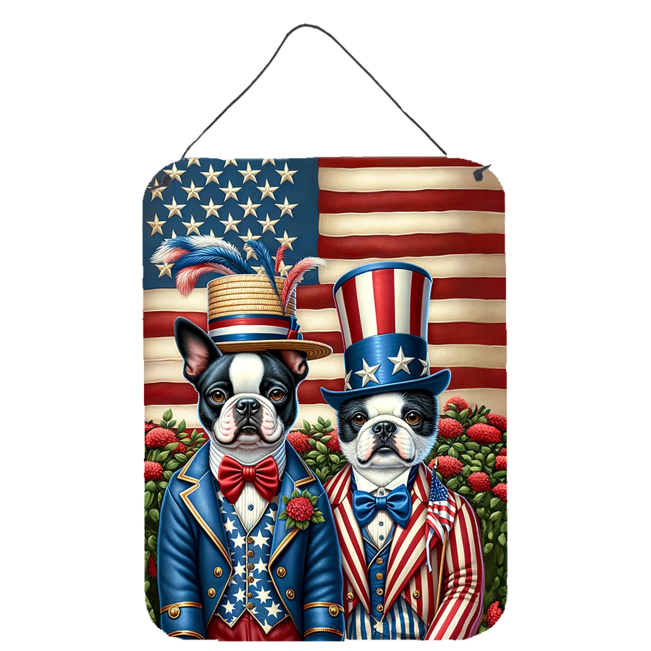 All American Dogs Wall or Door Hanging Prints - Size: 16HX12W | Pack Of: 1 | Collection name: All american dogs