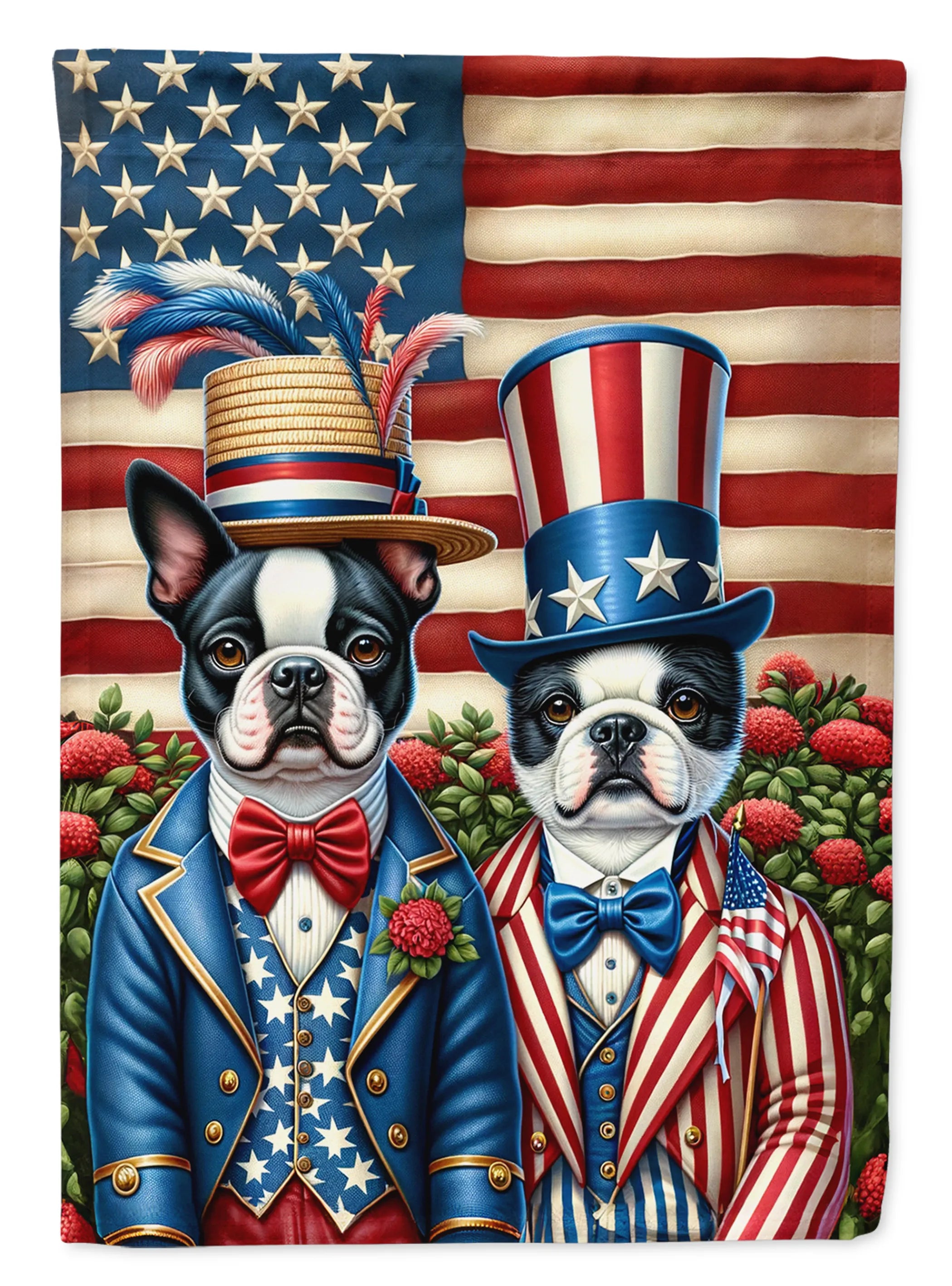 All American Dogs Decorative Flag - Size: GARDEN SIZE | Pack Of: 1 | Collection name: All american dogs