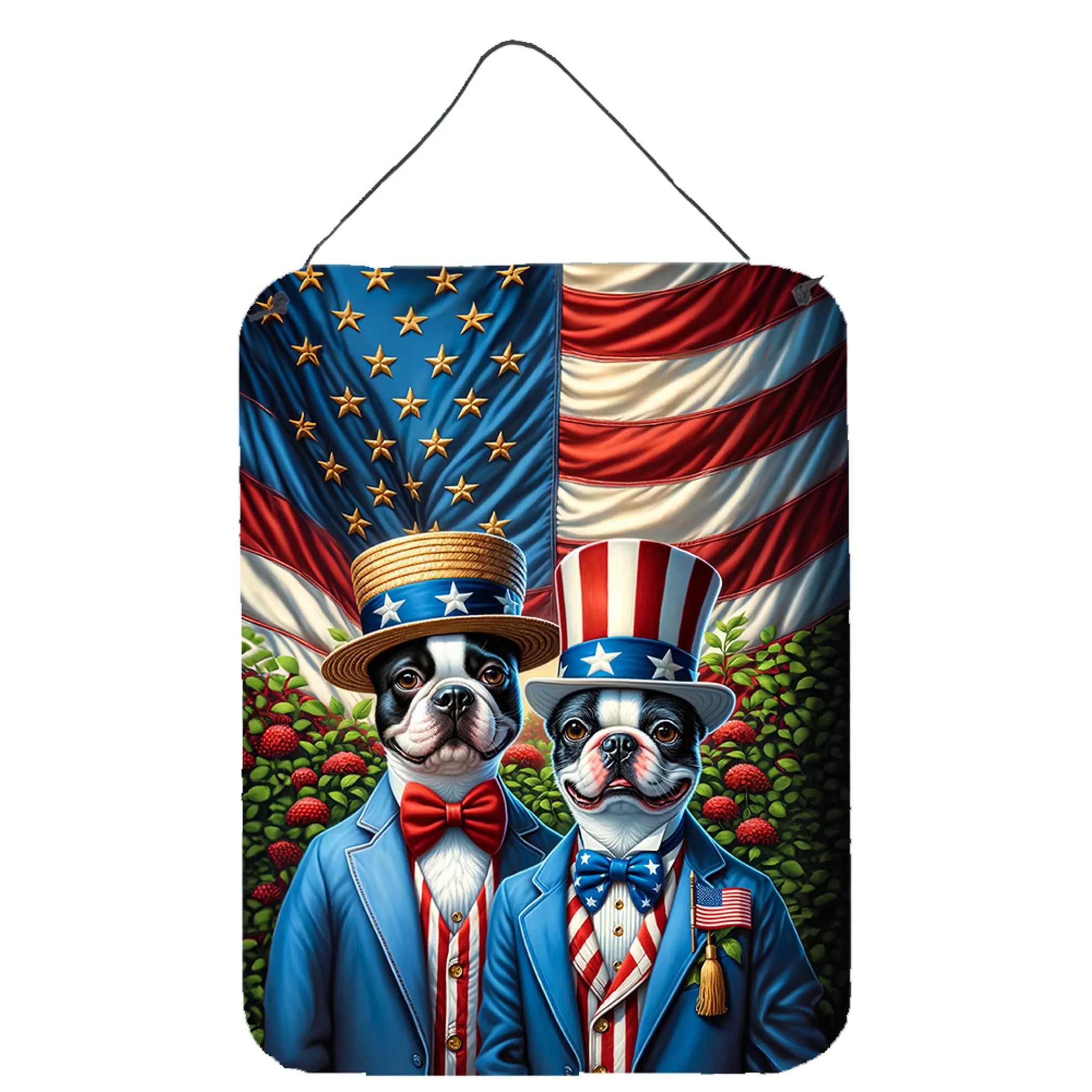 All American Dogs Wall or Door Hanging Prints - Size: 16HX12W | Pack Of: 1 | Collection name: All american dogs