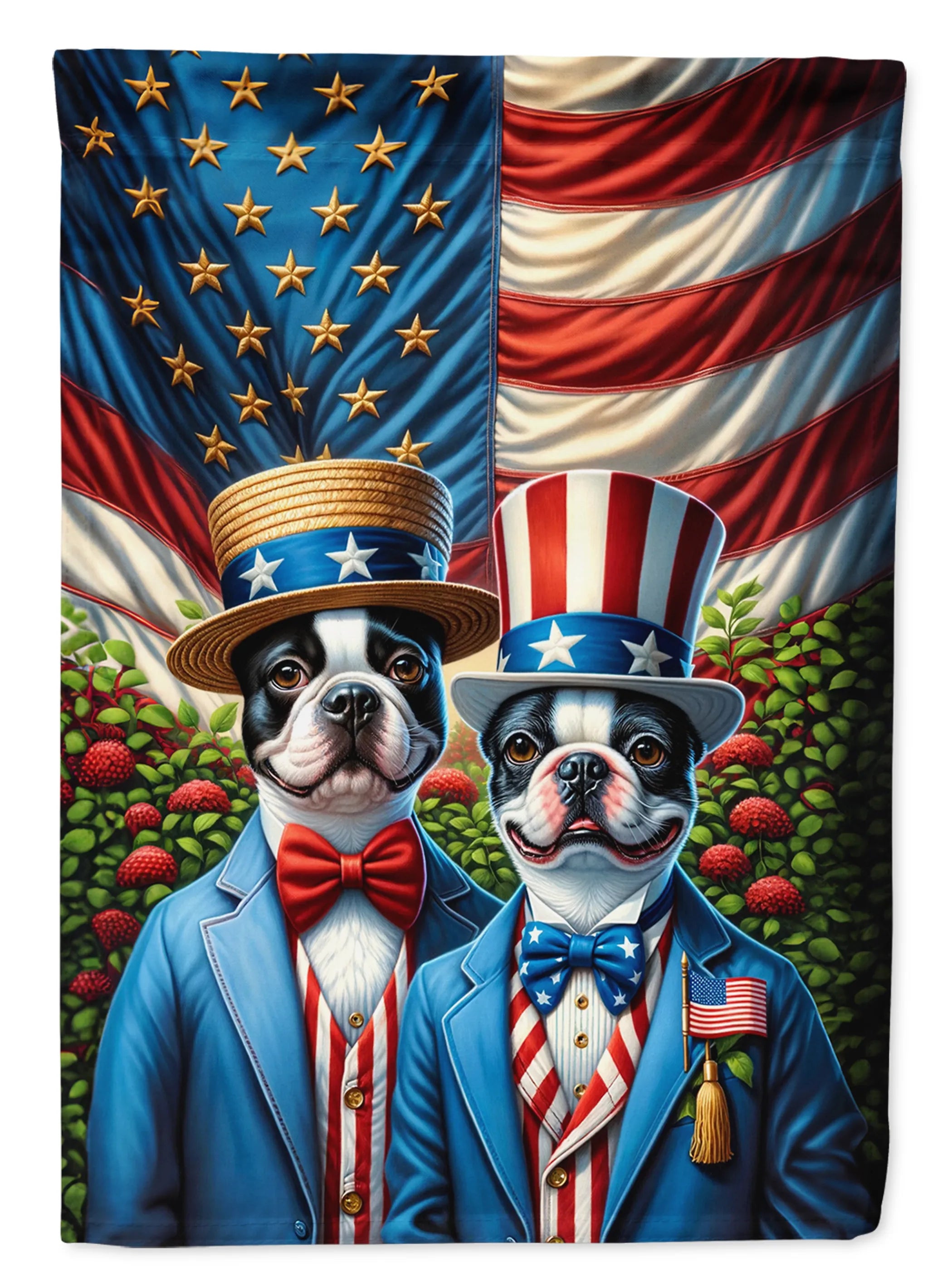 All American Dogs Decorative Flag - Size: GARDEN SIZE | Pack Of: 1 | Collection name: All american dogs