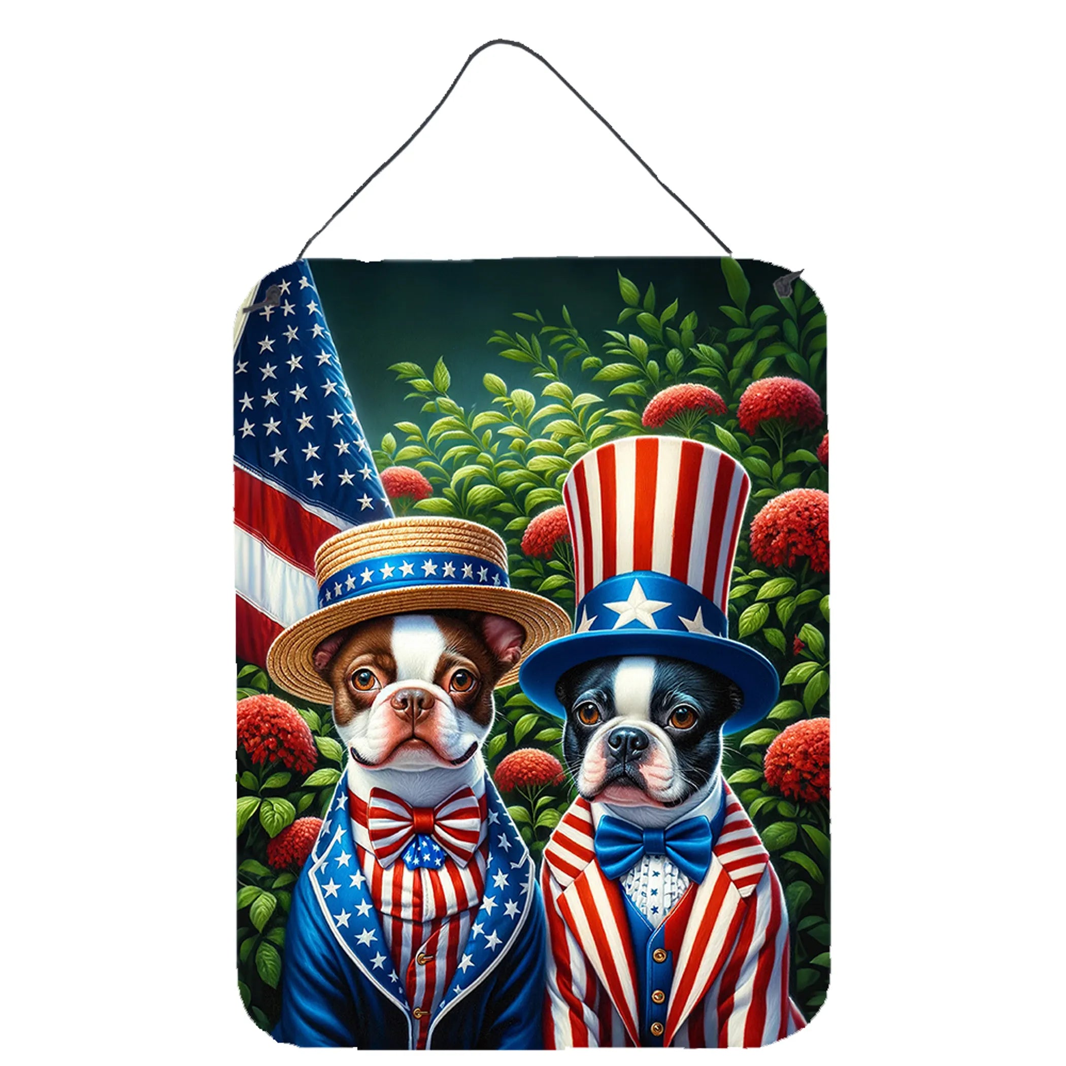 All American Dogs Wall or Door Hanging Prints - Size: 16HX12W | Pack Of: 1 | Collection name: All american dogs