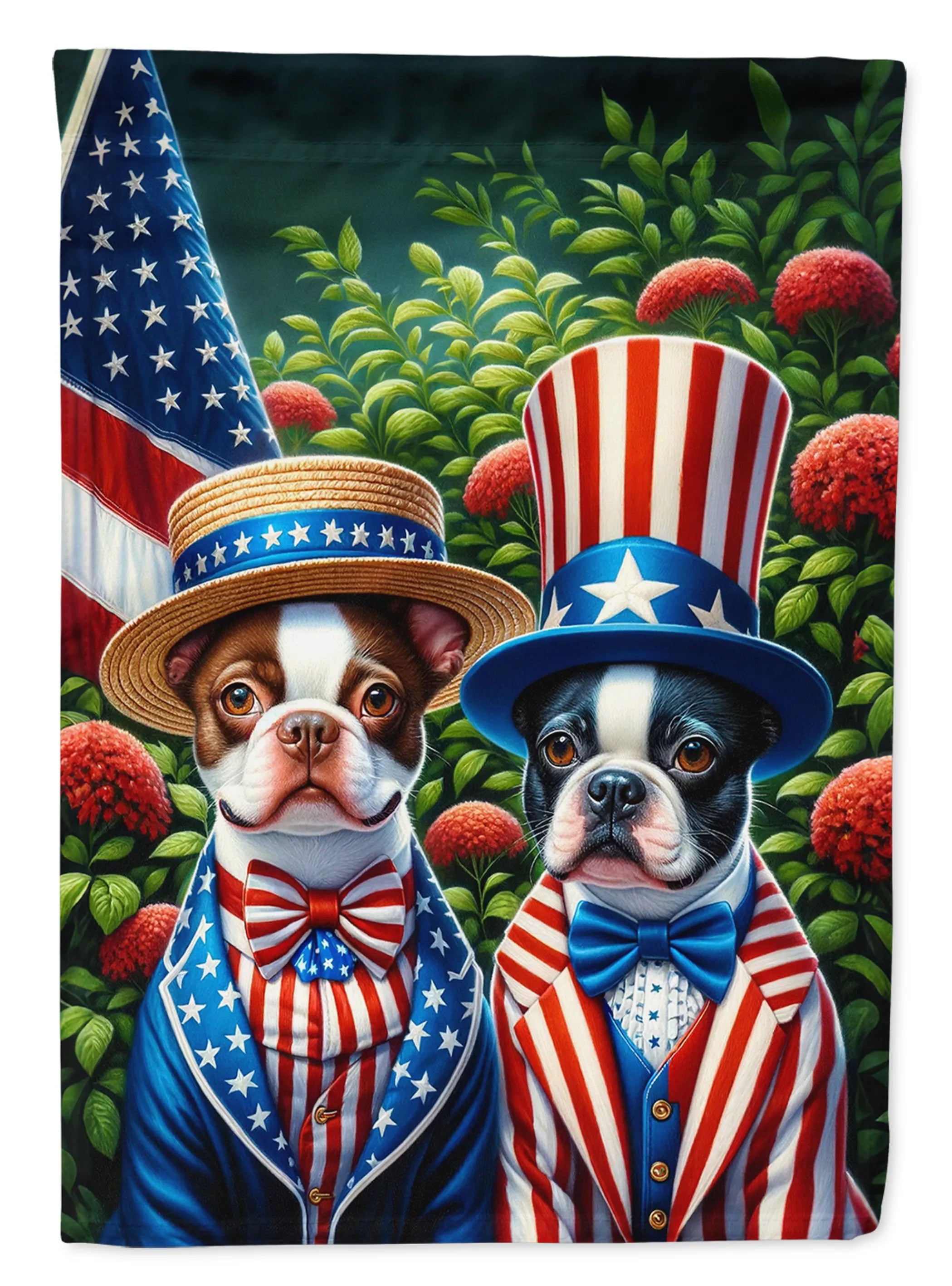 All American Dogs Decorative Flag - Size: GARDEN SIZE | Pack Of: 1 | Collection name: All american dogs