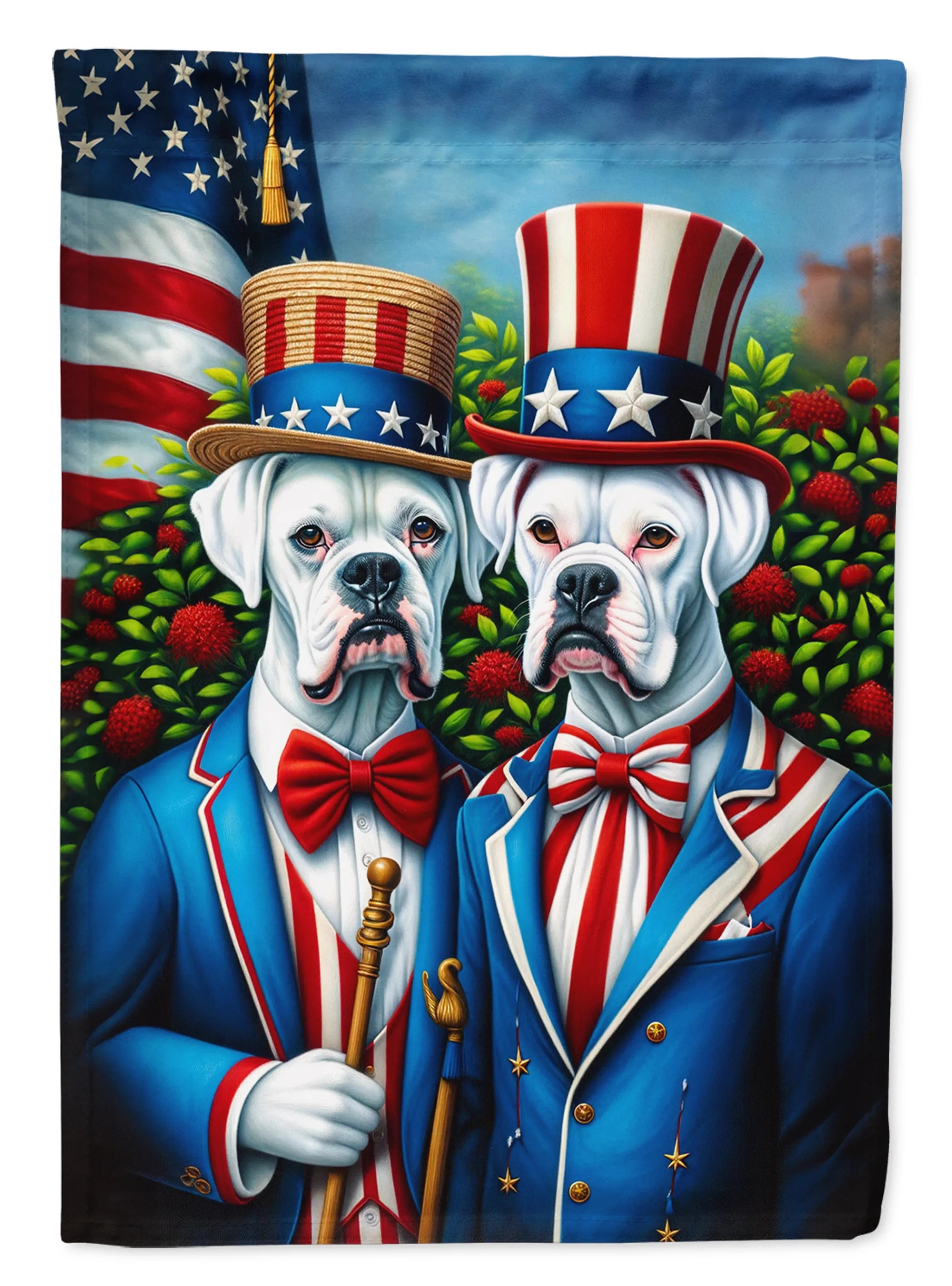 All American Dogs Decorative Flag - Size: GARDEN SIZE | Pack Of: 1 | Collection name: All american dogs