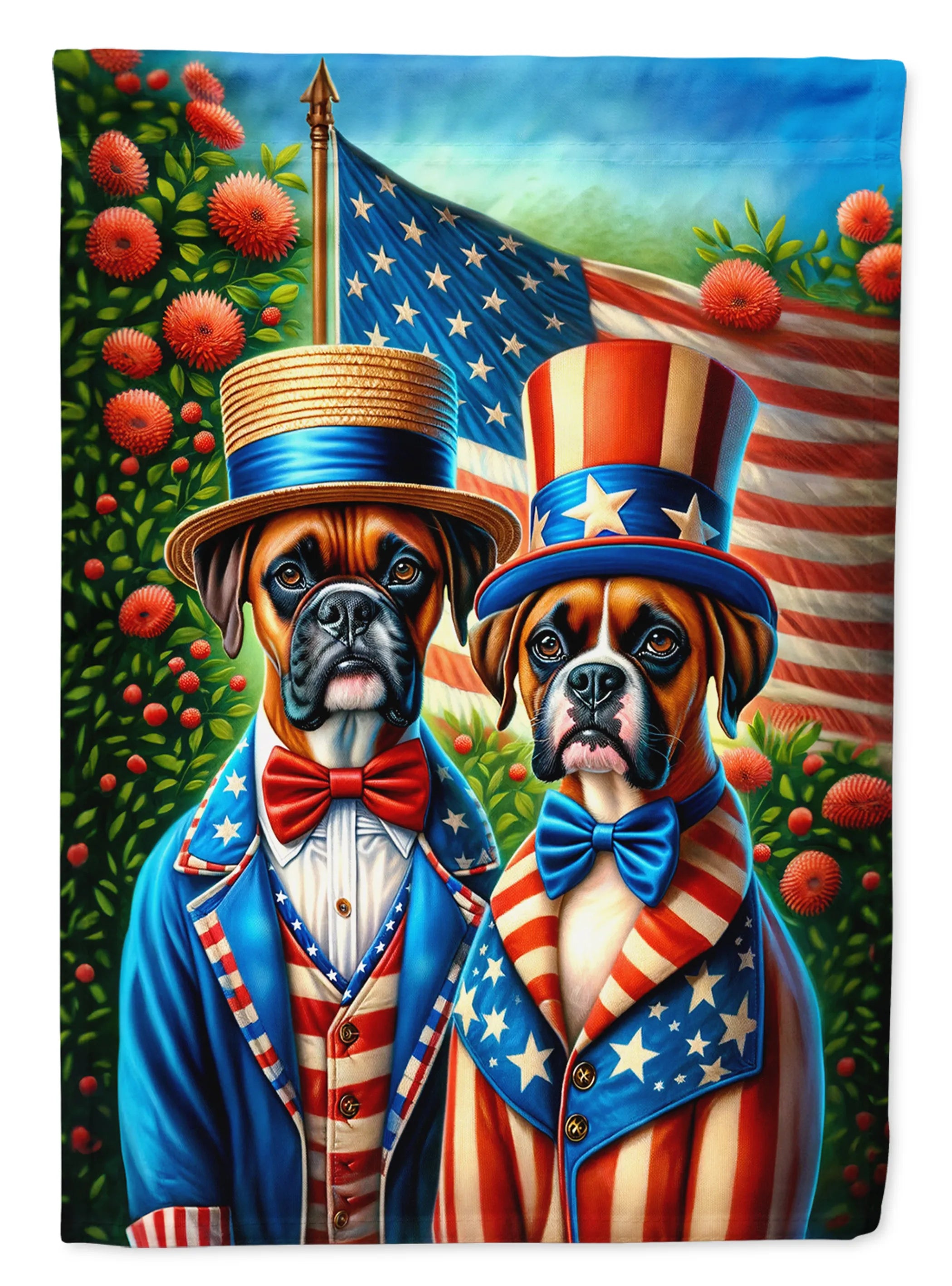 All American Dogs Decorative Flag - Size: GARDEN SIZE | Pack Of: 1 | Collection name: All american dogs