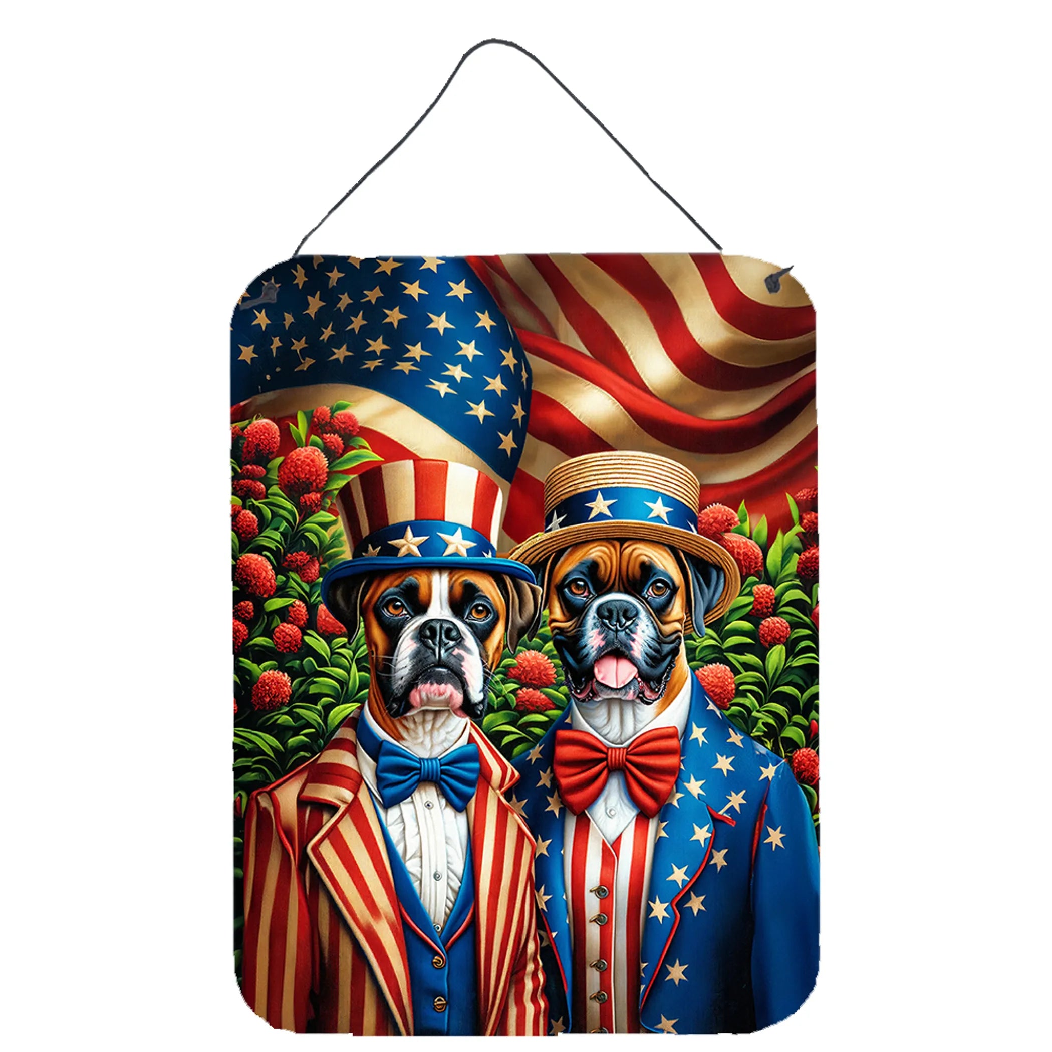All American Dogs Wall or Door Hanging Prints - Size: 16HX12W | Pack Of: 1 | Collection name: All american dogs