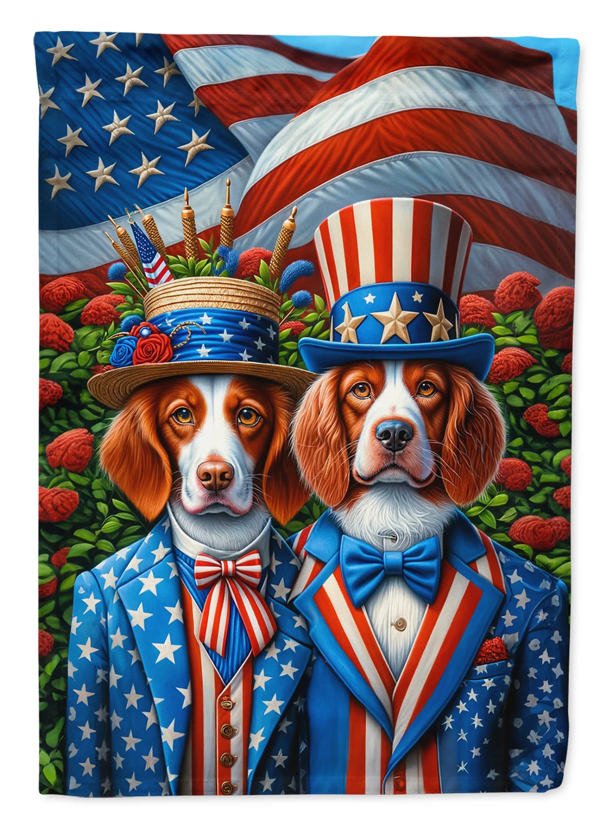 All American Dogs Decorative Flag - Size: GARDEN SIZE | Pack Of: 1 | Collection name: All american dogs