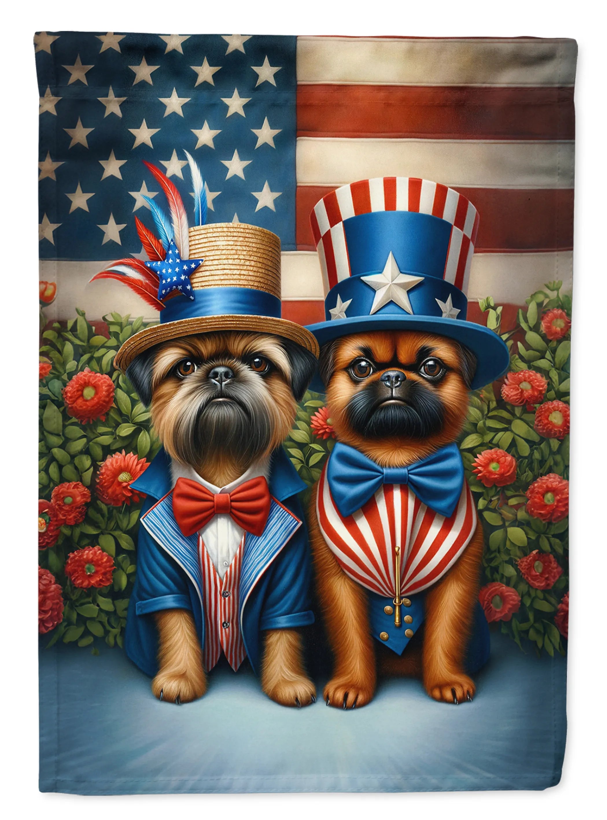 All American Dogs Decorative Flag - Size: GARDEN SIZE | Pack Of: 1 | Collection name: All american dogs