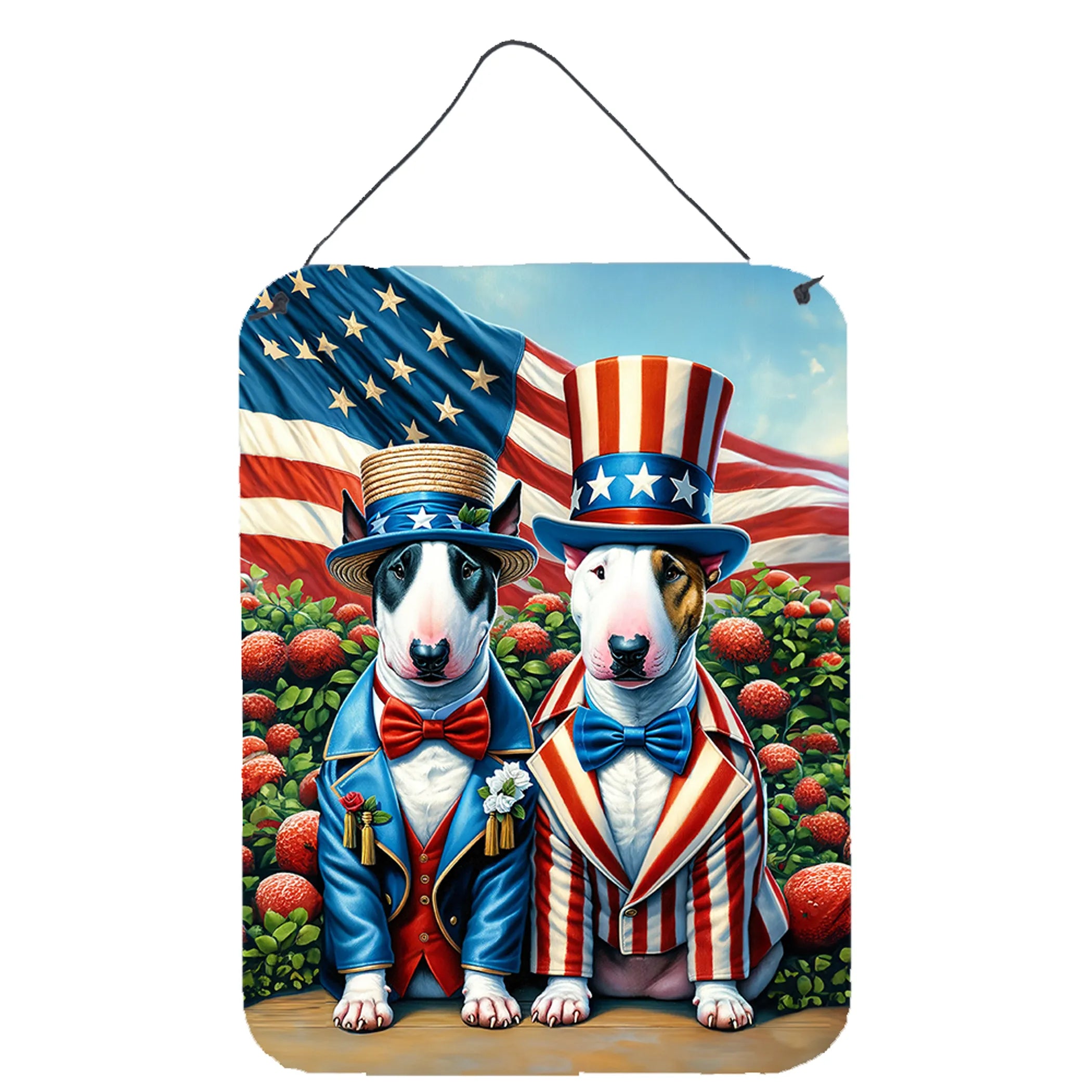 All American Dogs Wall or Door Hanging Prints - Size: 16HX12W | Pack Of: 1 | Collection name: All american dogs