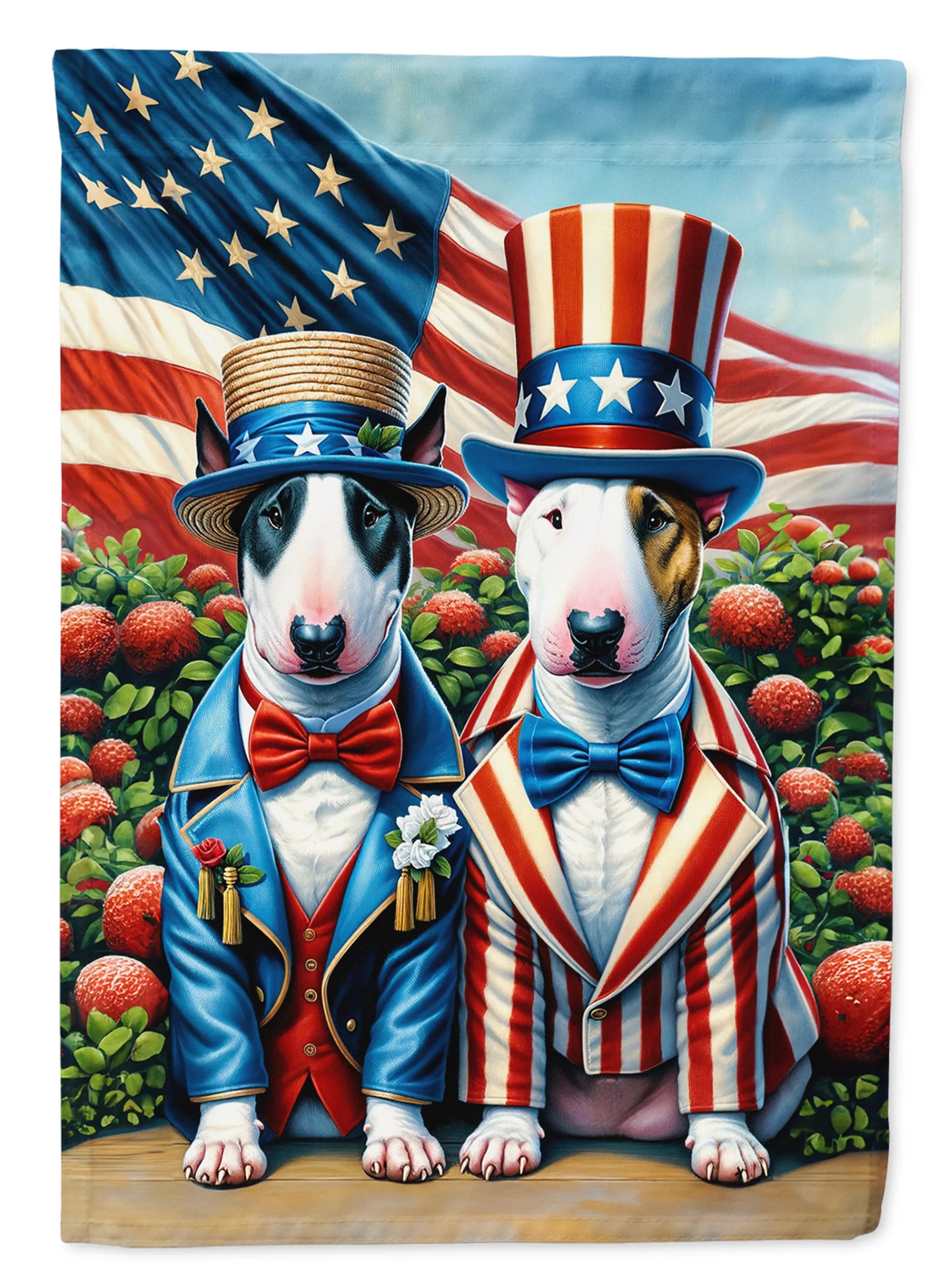 All American Dogs Decorative Flag - Size: GARDEN SIZE | Pack Of: 1 | Collection name: All american dogs