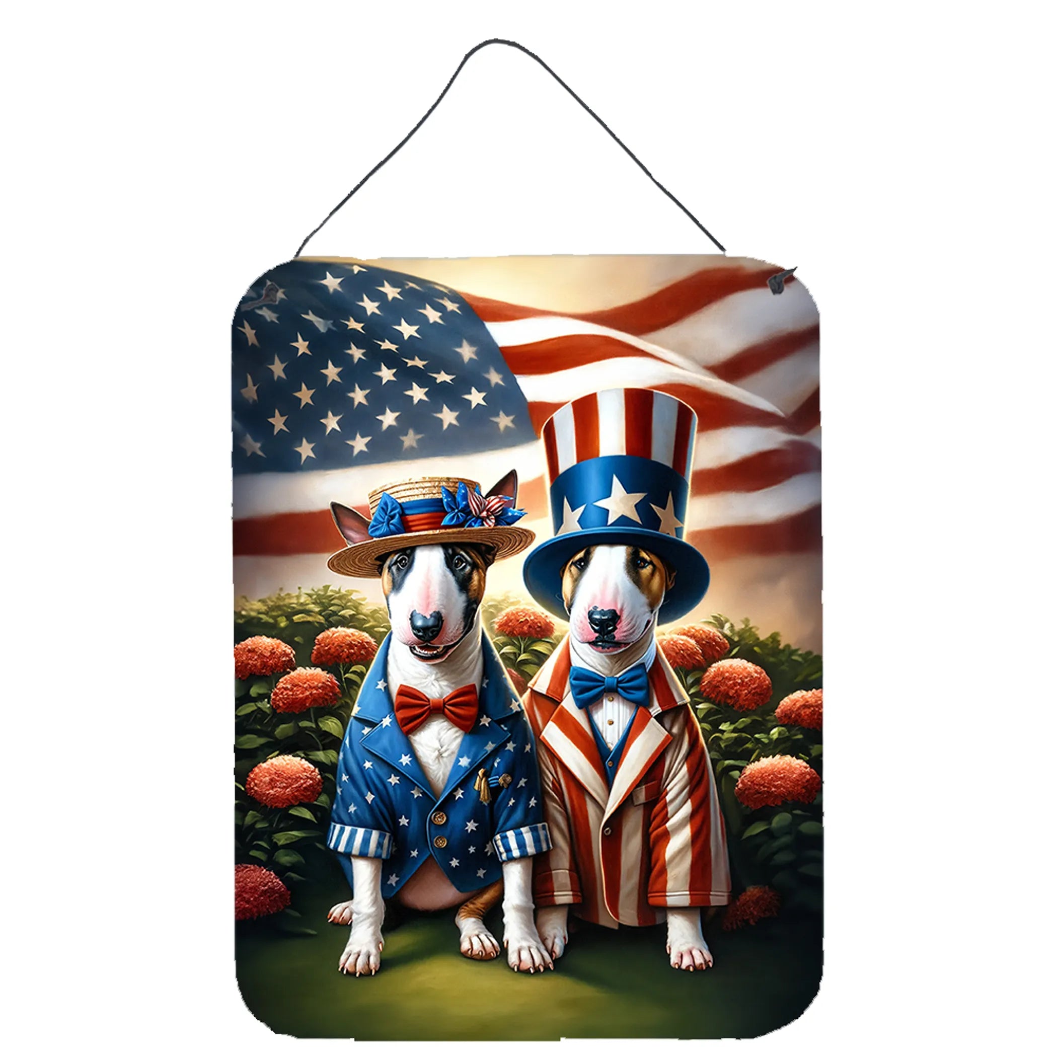 All American Dogs Wall or Door Hanging Prints - Size: 16HX12W | Pack Of: 1 | Collection name: All american dogs