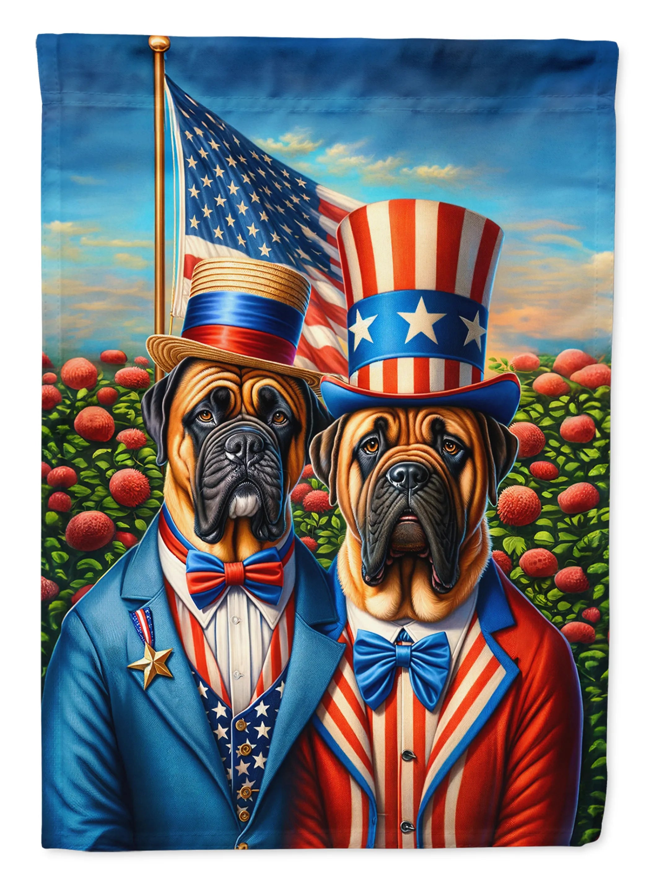 All American Dogs Decorative Flag - Size: GARDEN SIZE | Pack Of: 1 | Collection name: All american dogs