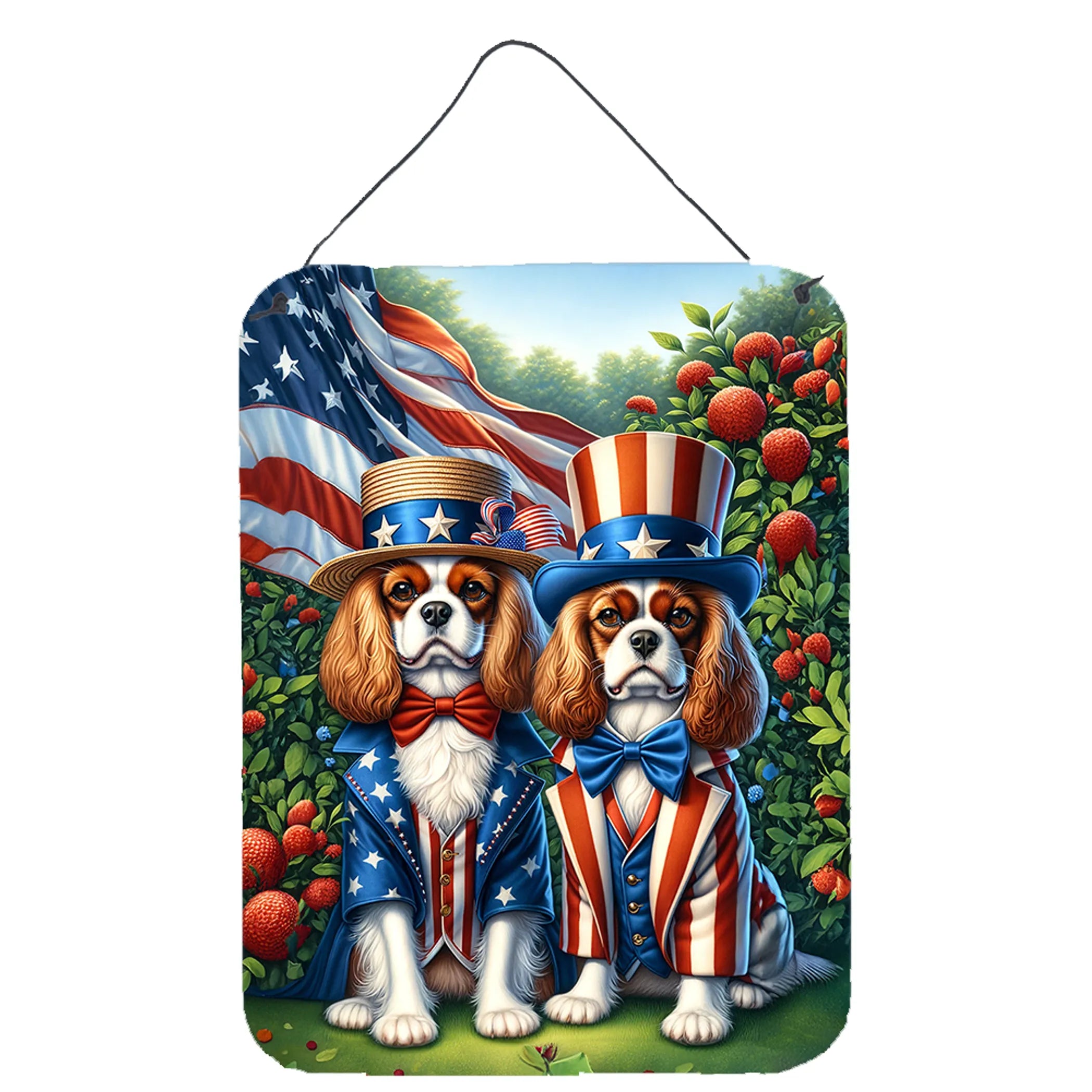 All American Dogs Wall or Door Hanging Prints - Size: 16HX12W | Pack Of: 1 | Collection name: All american dogs