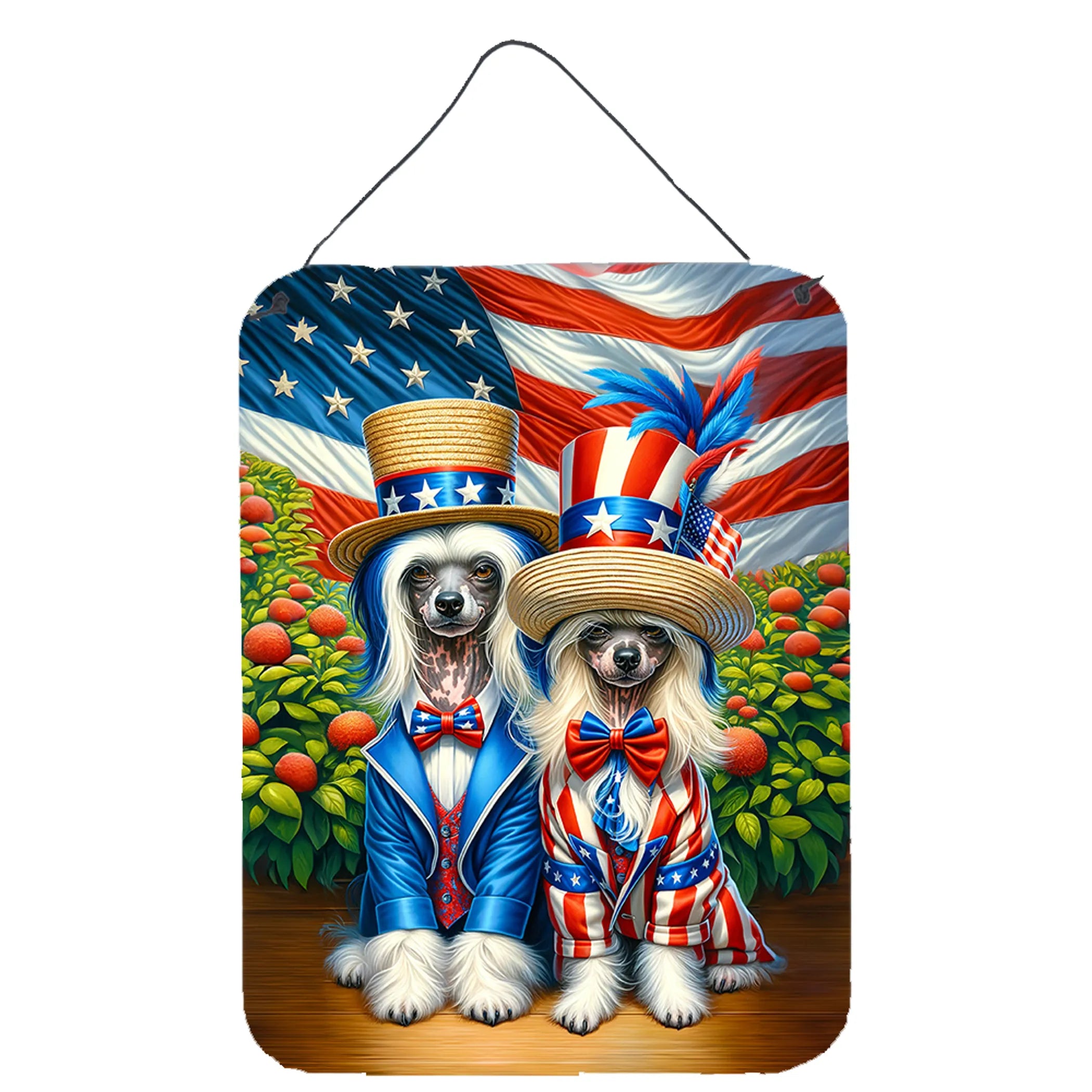 All American Dogs Wall or Door Hanging Prints - Size: 16HX12W | Pack Of: 1 | Collection name: All american dogs