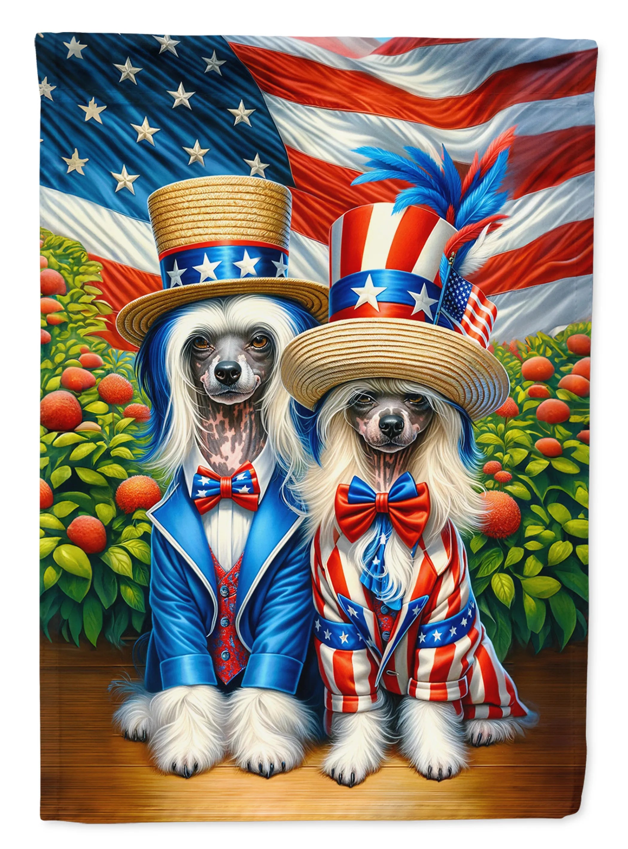 All American Dogs Decorative Flag - Size: GARDEN SIZE | Pack Of: 1 | Collection name: All american dogs