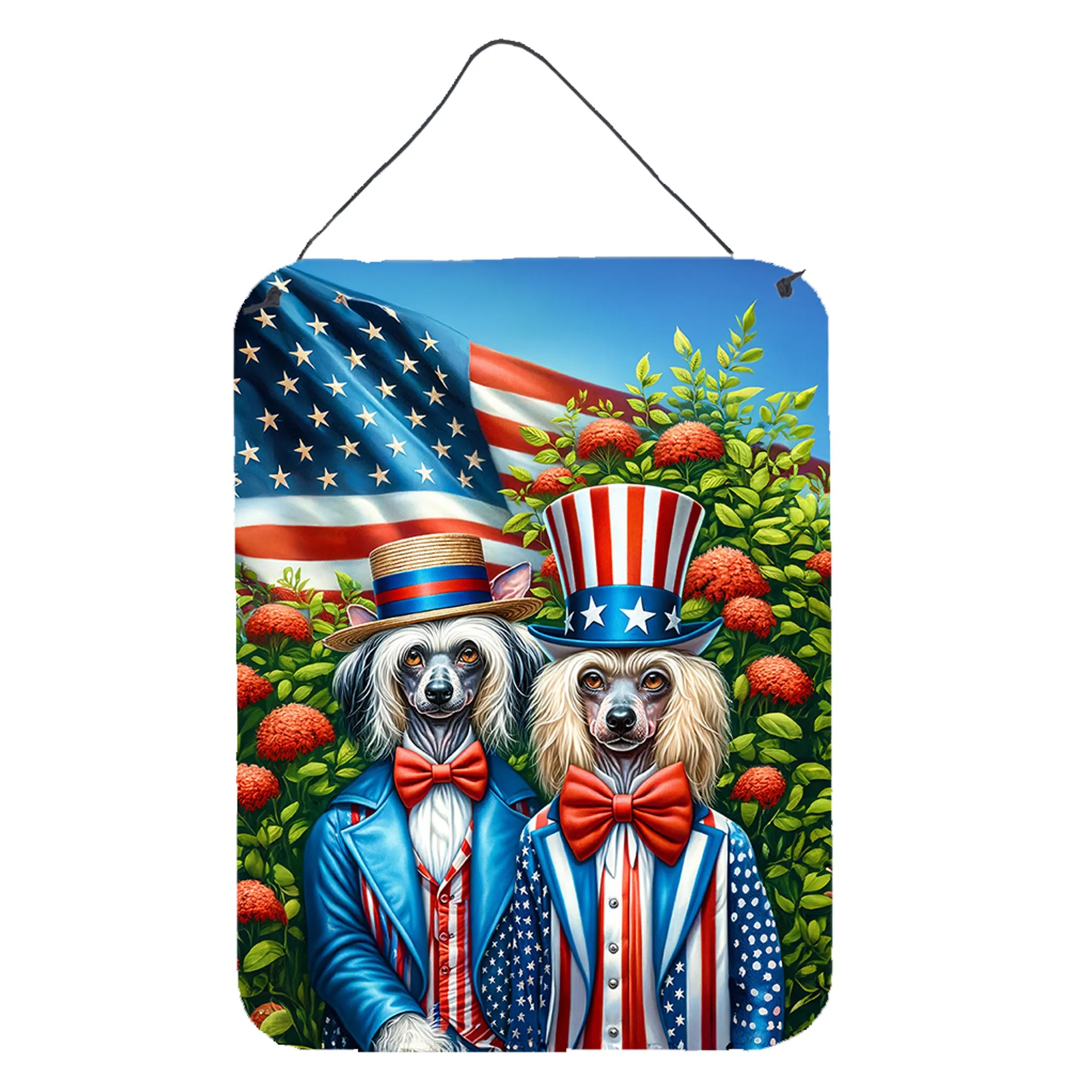 All American Dogs Wall or Door Hanging Prints - Size: 16HX12W | Pack Of: 1 | Collection name: All american dogs