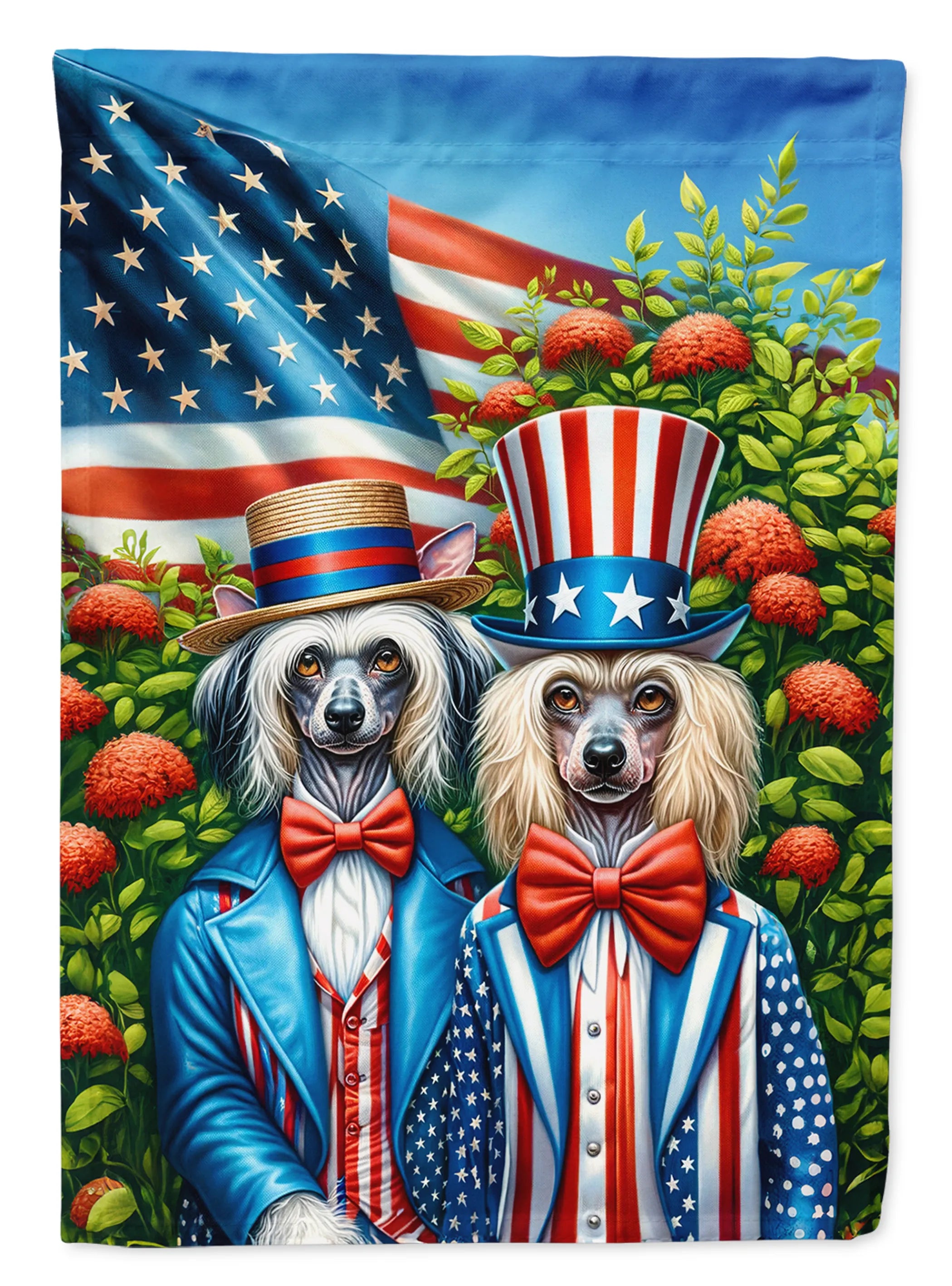All American Dogs Decorative Flag - Size: GARDEN SIZE | Pack Of: 1 | Collection name: All american dogs