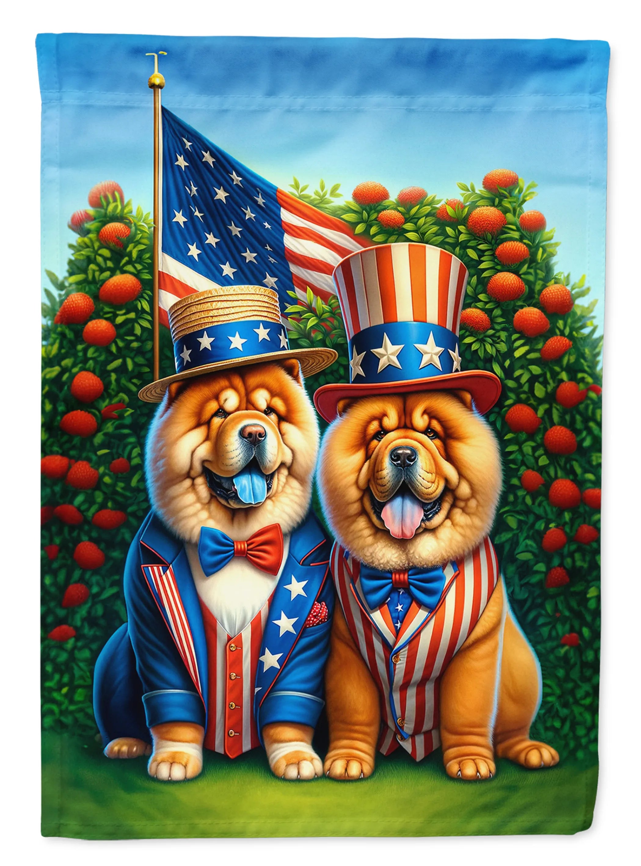 All American Dogs Decorative Flag - Size: GARDEN SIZE | Pack Of: 1 | Collection name: All american dogs