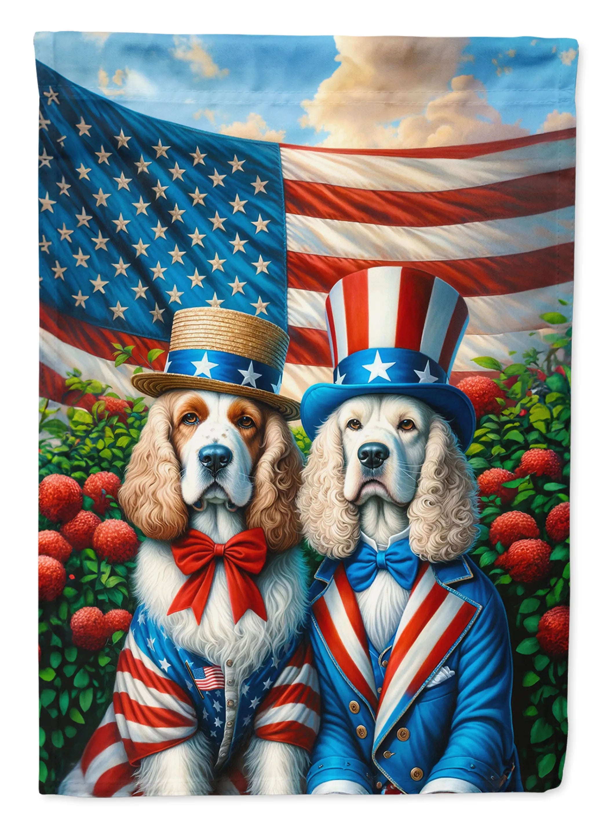 All American Dogs Decorative Flag - Size: GARDEN SIZE | Pack Of: 1 | Collection name: All american dogs
