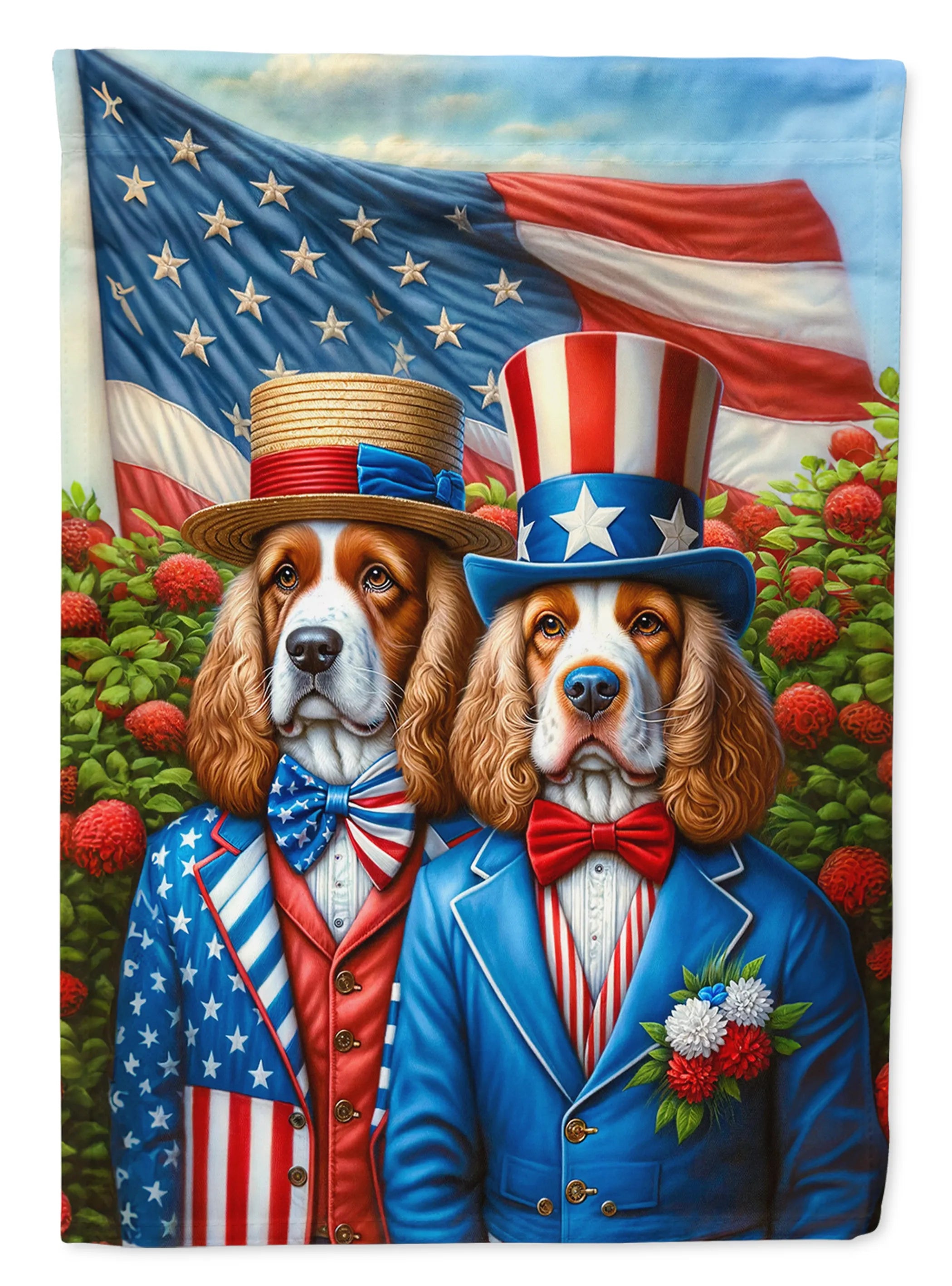 All American Dogs Decorative Flag - Size: GARDEN SIZE | Pack Of: 1 | Collection name: All american dogs