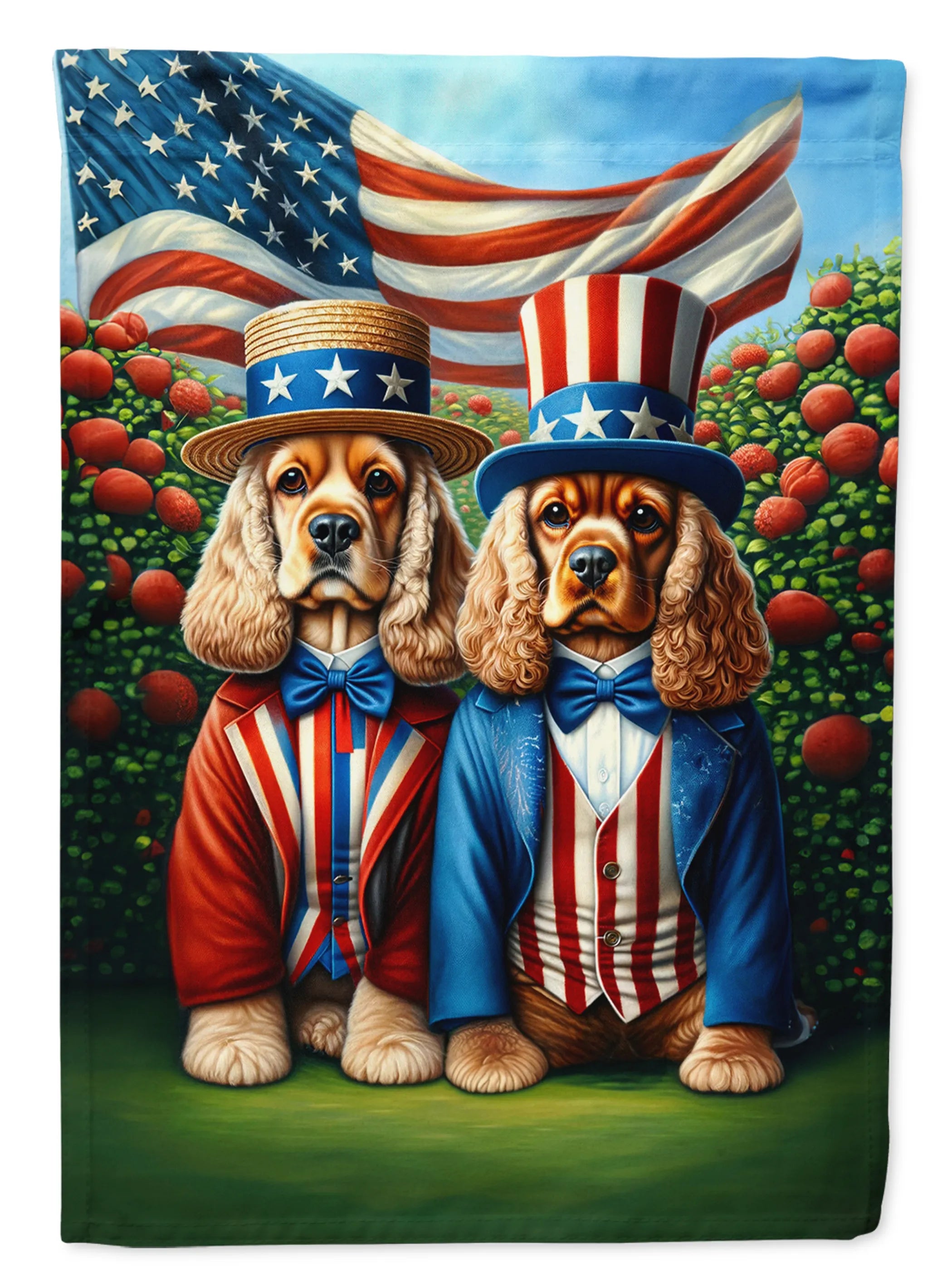 All American Dogs Decorative Flag - Size: GARDEN SIZE | Pack Of: 1 | Collection name: All american dogs