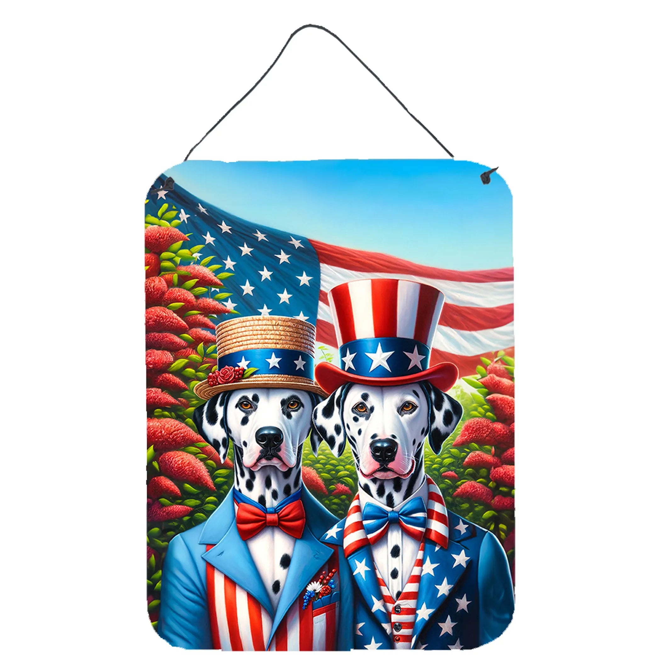 All American Dogs Wall or Door Hanging Prints - Size: 16HX12W | Pack Of: 1 | Collection name: All american dogs
