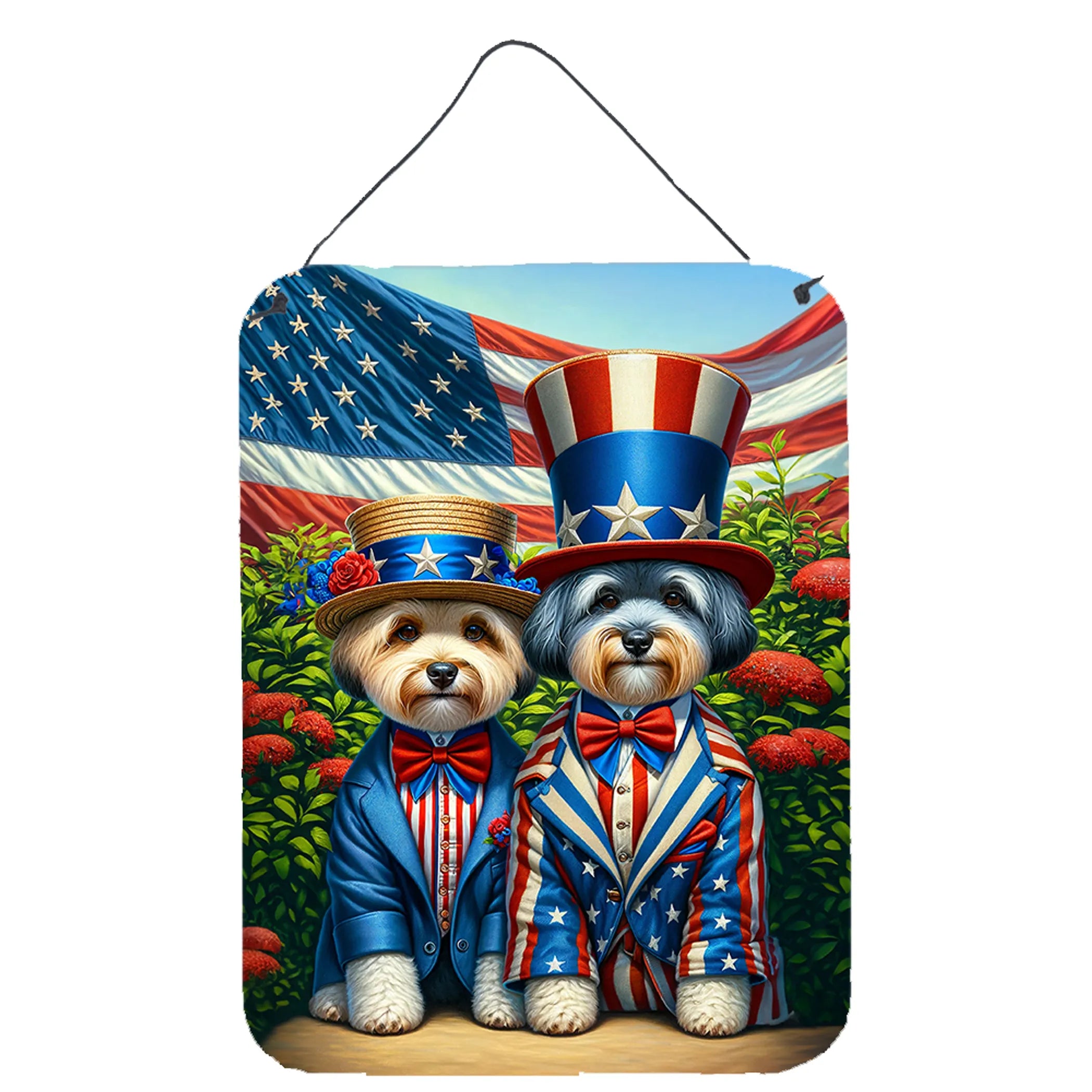 All American Dogs Wall or Door Hanging Prints - Size: 16HX12W | Pack Of: 1 | Collection name: All american dogs