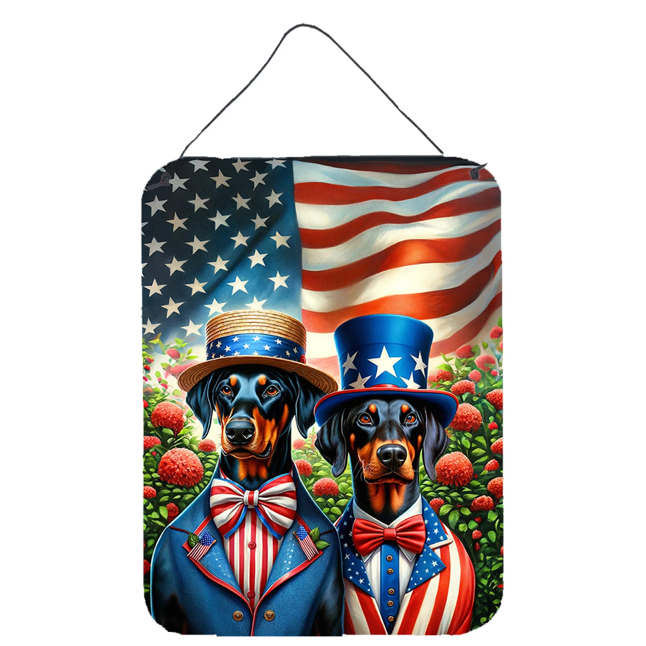 All American Dogs Wall or Door Hanging Prints - Size: 16HX12W | Pack Of: 1 | Collection name: All american dogs