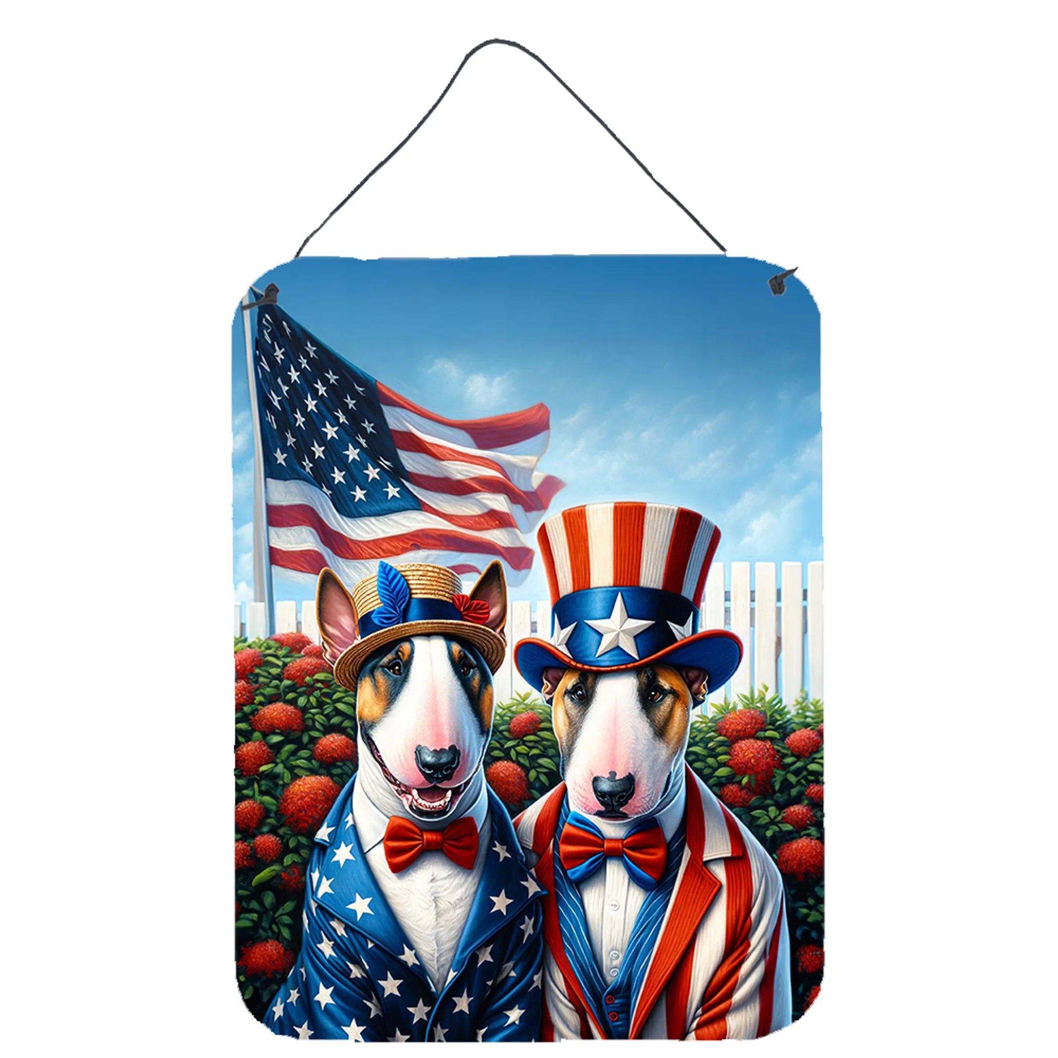 All American Dogs Wall or Door Hanging Prints - Size: 16HX12W | Pack Of: 1 | Collection name: All american dogs