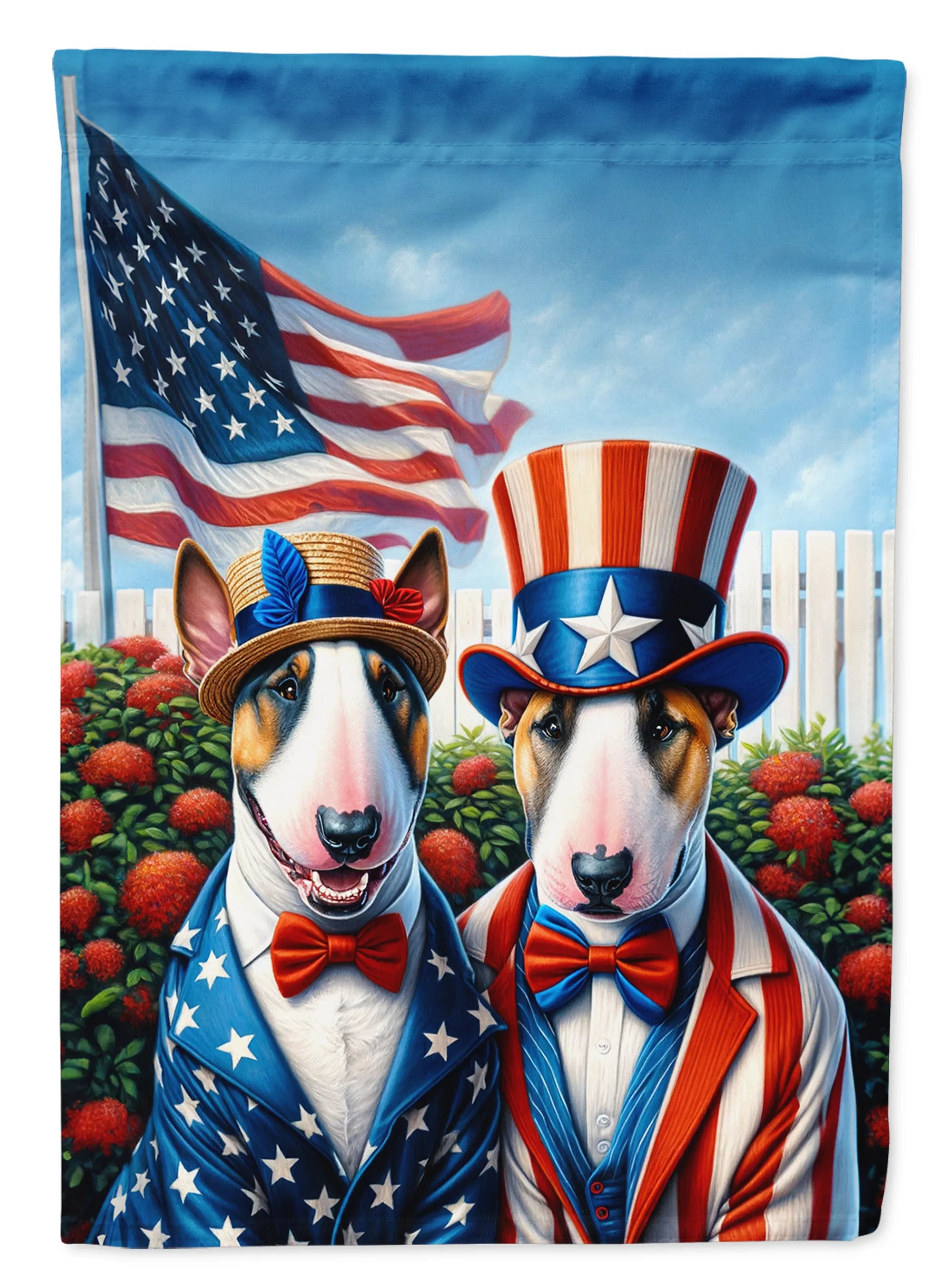 All American Dogs Decorative Flag - Size: GARDEN SIZE | Pack Of: 1 | Collection name: All american dogs