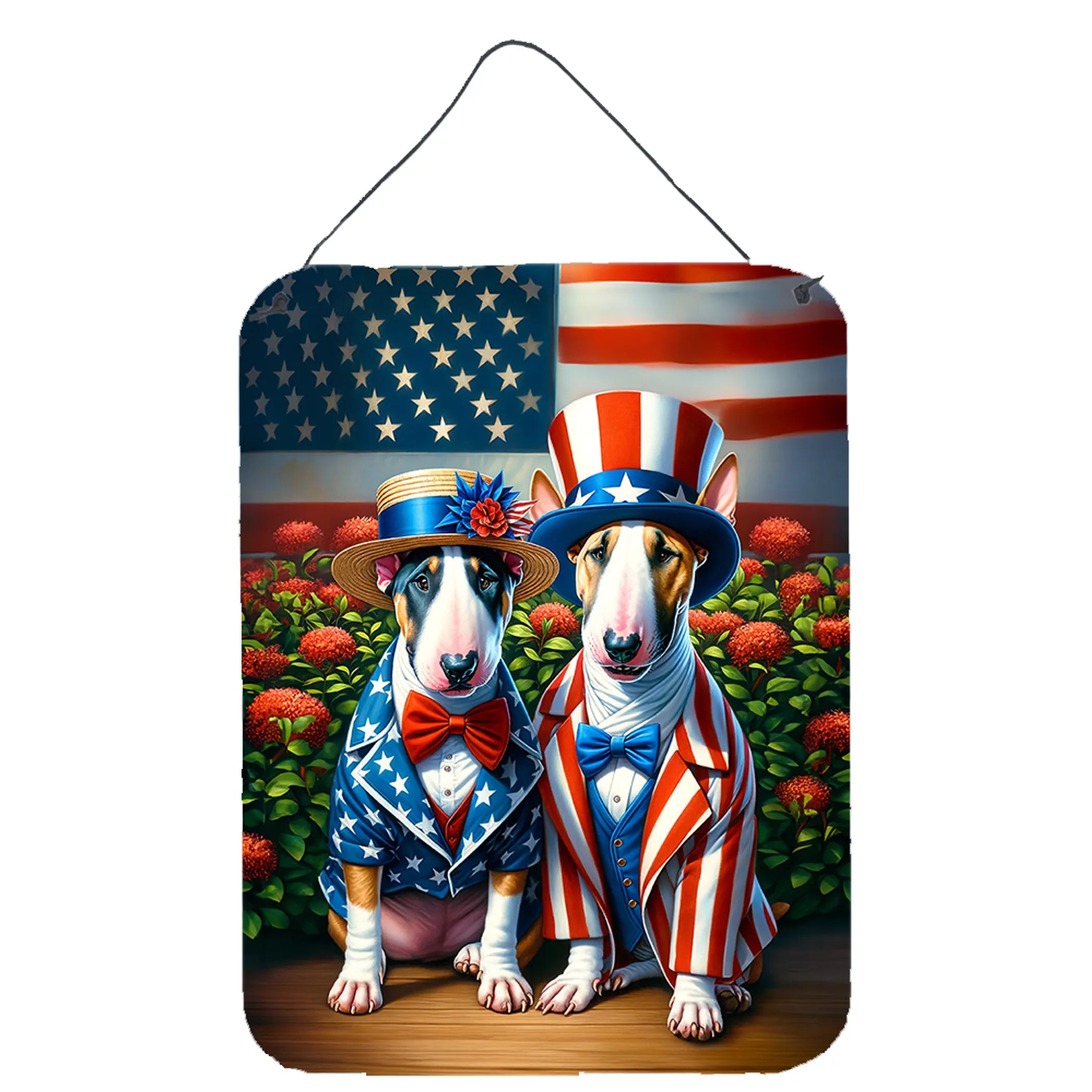 All American Dogs Wall or Door Hanging Prints - Size: 16HX12W | Pack Of: 1 | Collection name: All american dogs