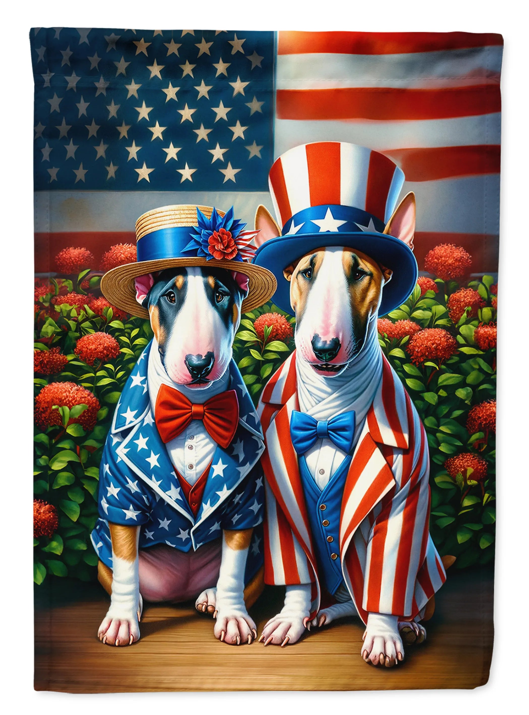 All American Dogs Decorative Flag - Size: GARDEN SIZE | Pack Of: 1 | Collection name: All american dogs