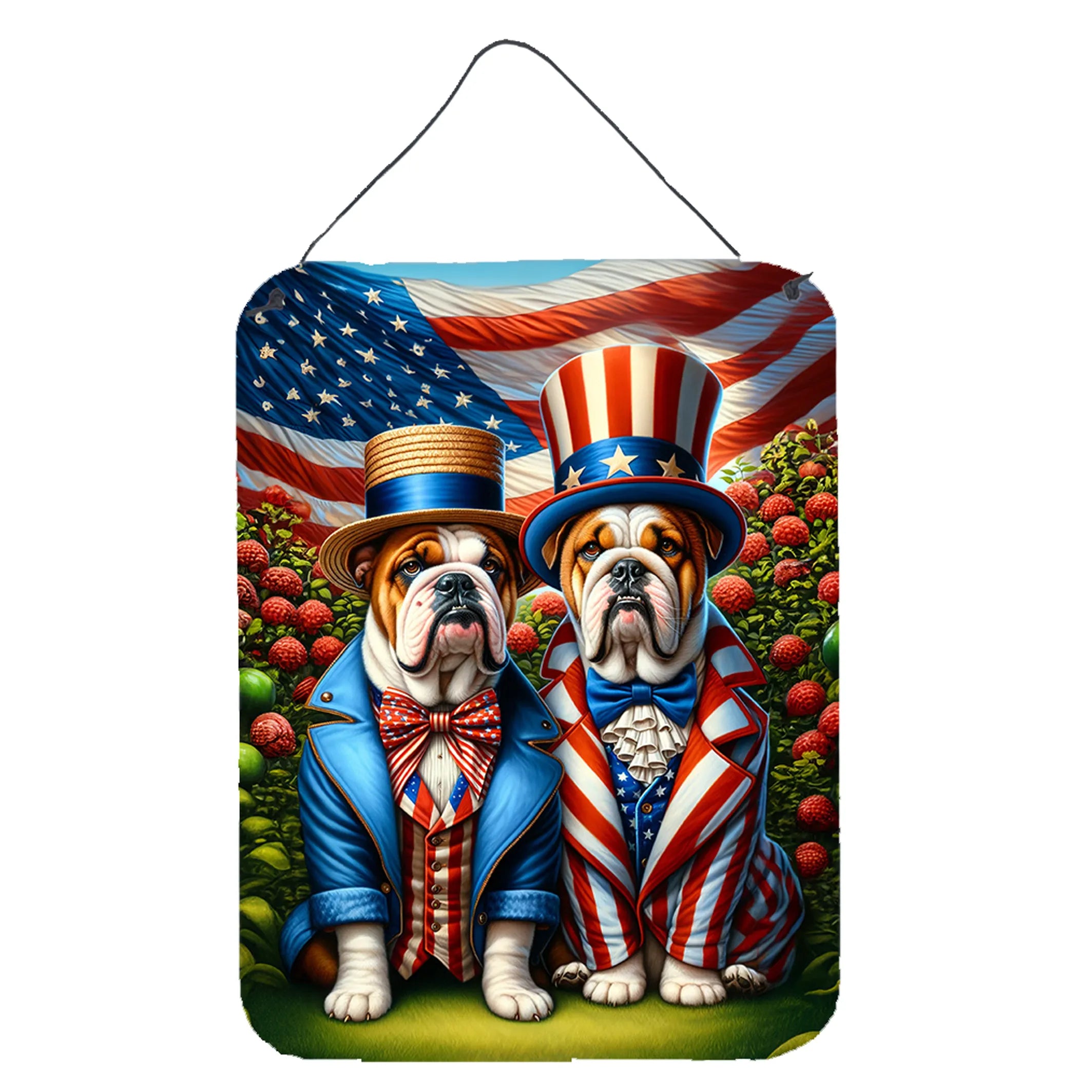 All American Dogs Wall or Door Hanging Prints - Size: 16HX12W | Pack Of: 1 | Collection name: All american dogs