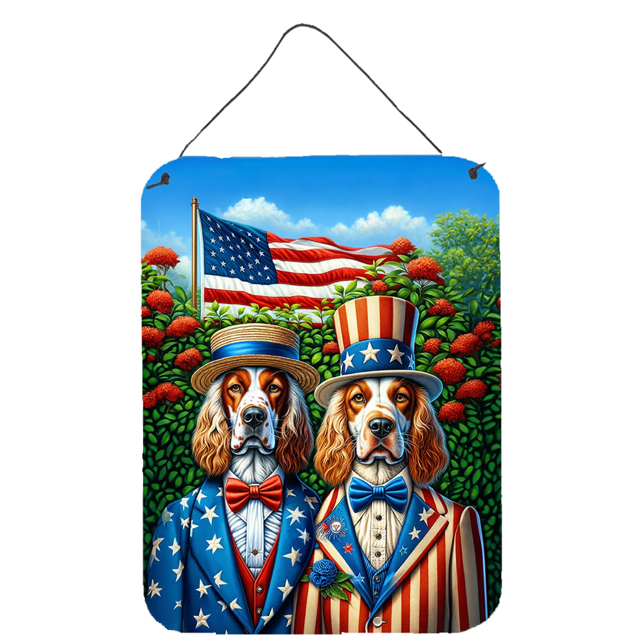 All American Dogs Wall or Door Hanging Prints - Size: 16HX12W | Pack Of: 1 | Collection name: All american dogs