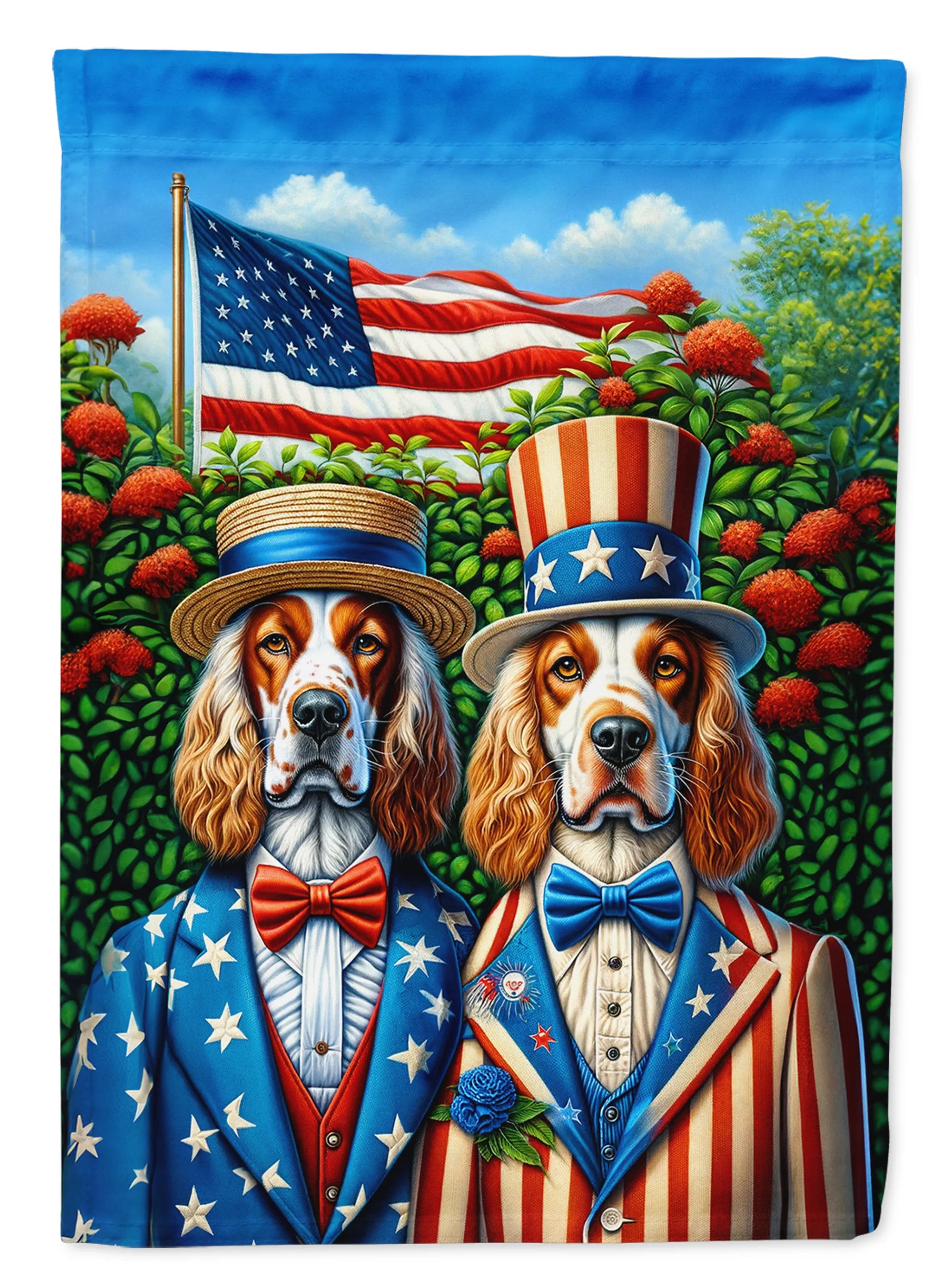 All American Dogs Decorative Flag - Size: GARDEN SIZE | Pack Of: 1 | Collection name: All american dogs