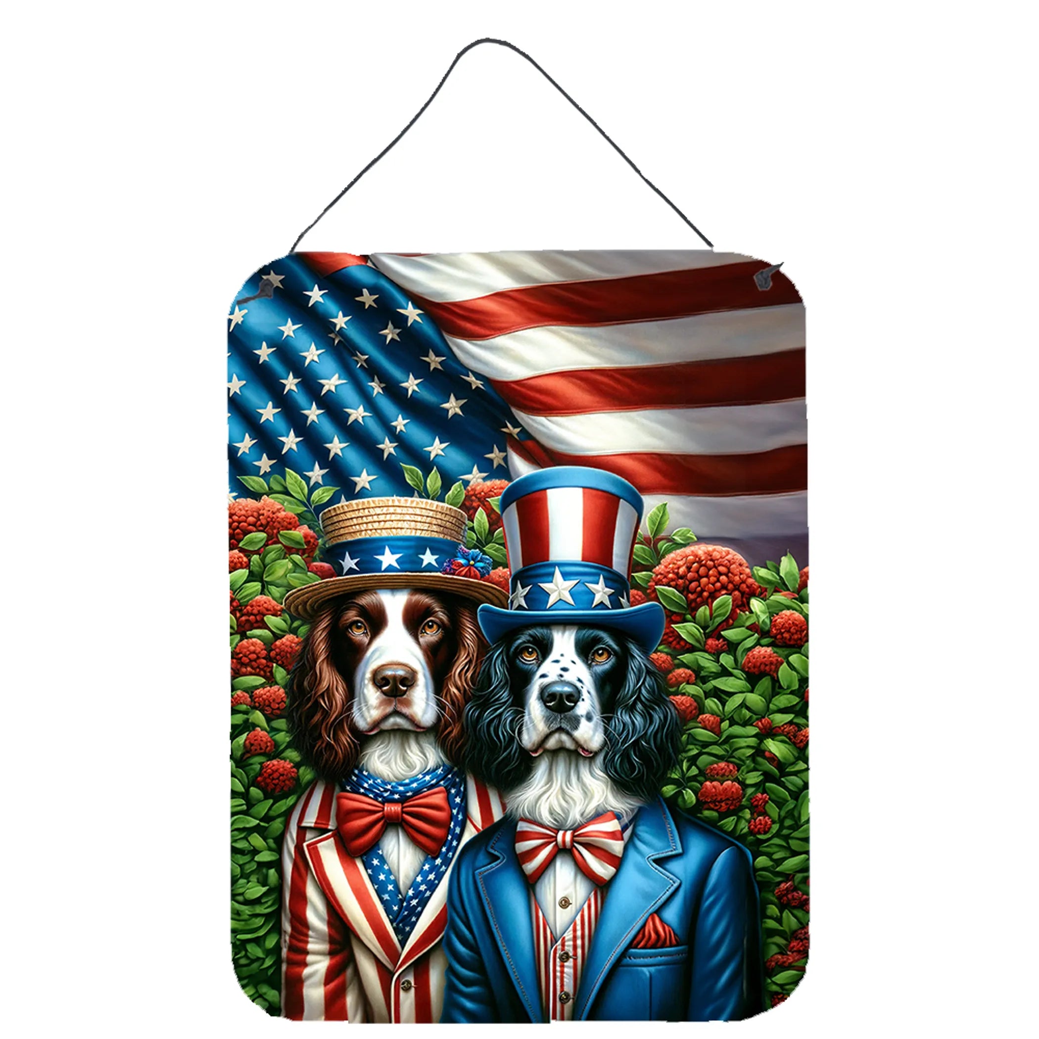 All American Dogs Wall or Door Hanging Prints - Size: 16HX12W | Pack Of: 1 | Collection name: All american dogs