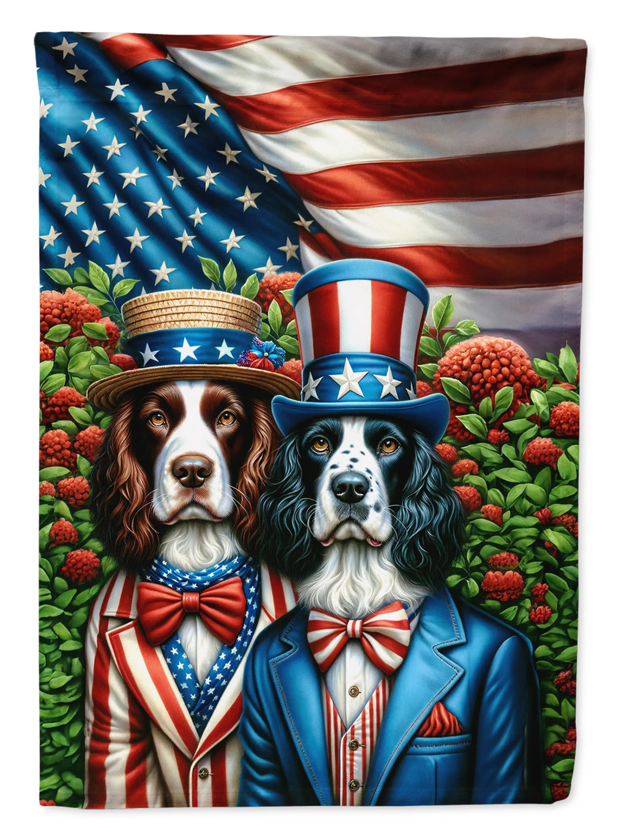 All American Dogs Decorative Flag - Size: GARDEN SIZE | Pack Of: 1 | Collection name: All american dogs