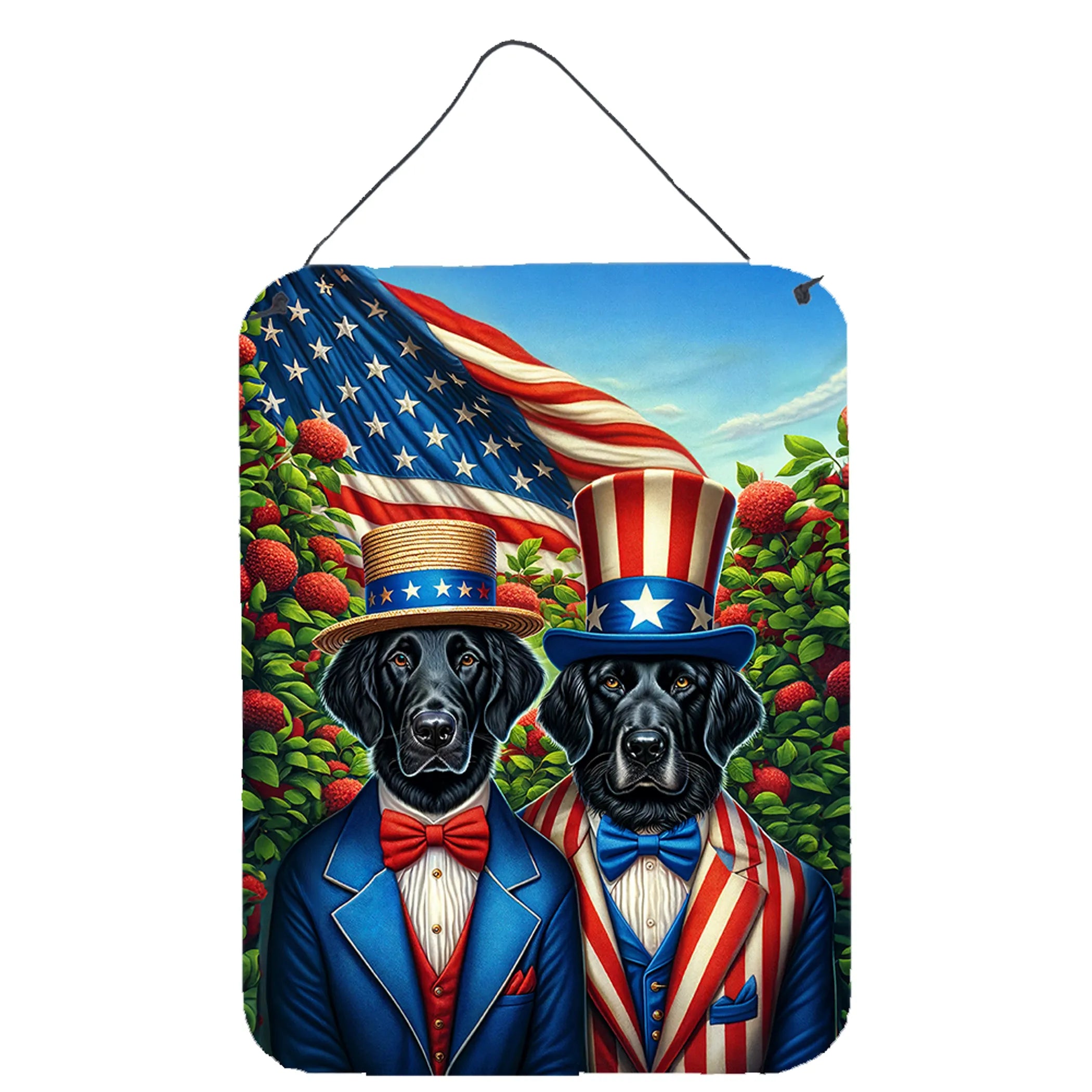 All American Dogs Wall or Door Hanging Prints - Size: 16HX12W | Pack Of: 1 | Collection name: All american dogs