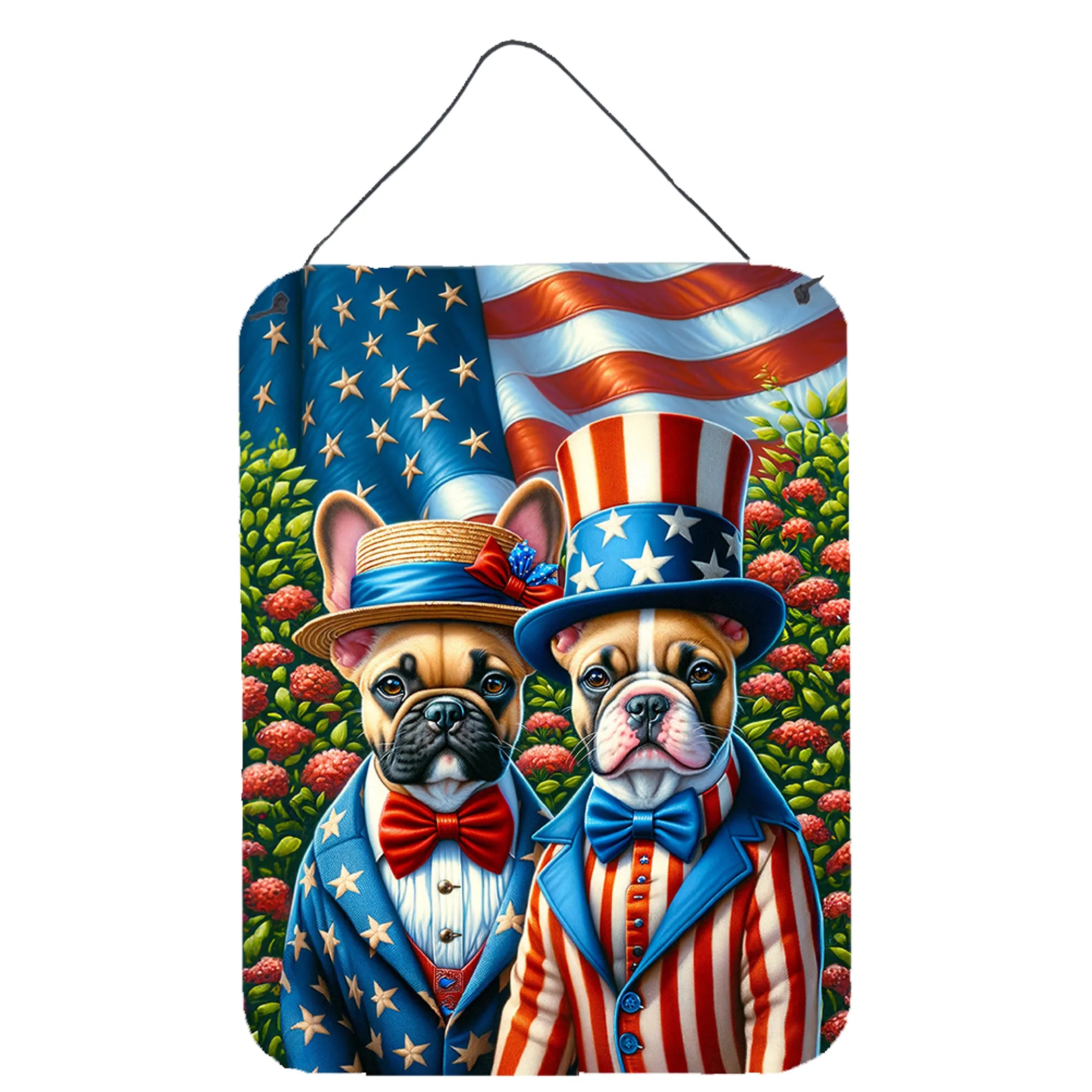 All American Dogs Wall or Door Hanging Prints - Size: 16HX12W | Pack Of: 1 | Collection name: All american dogs