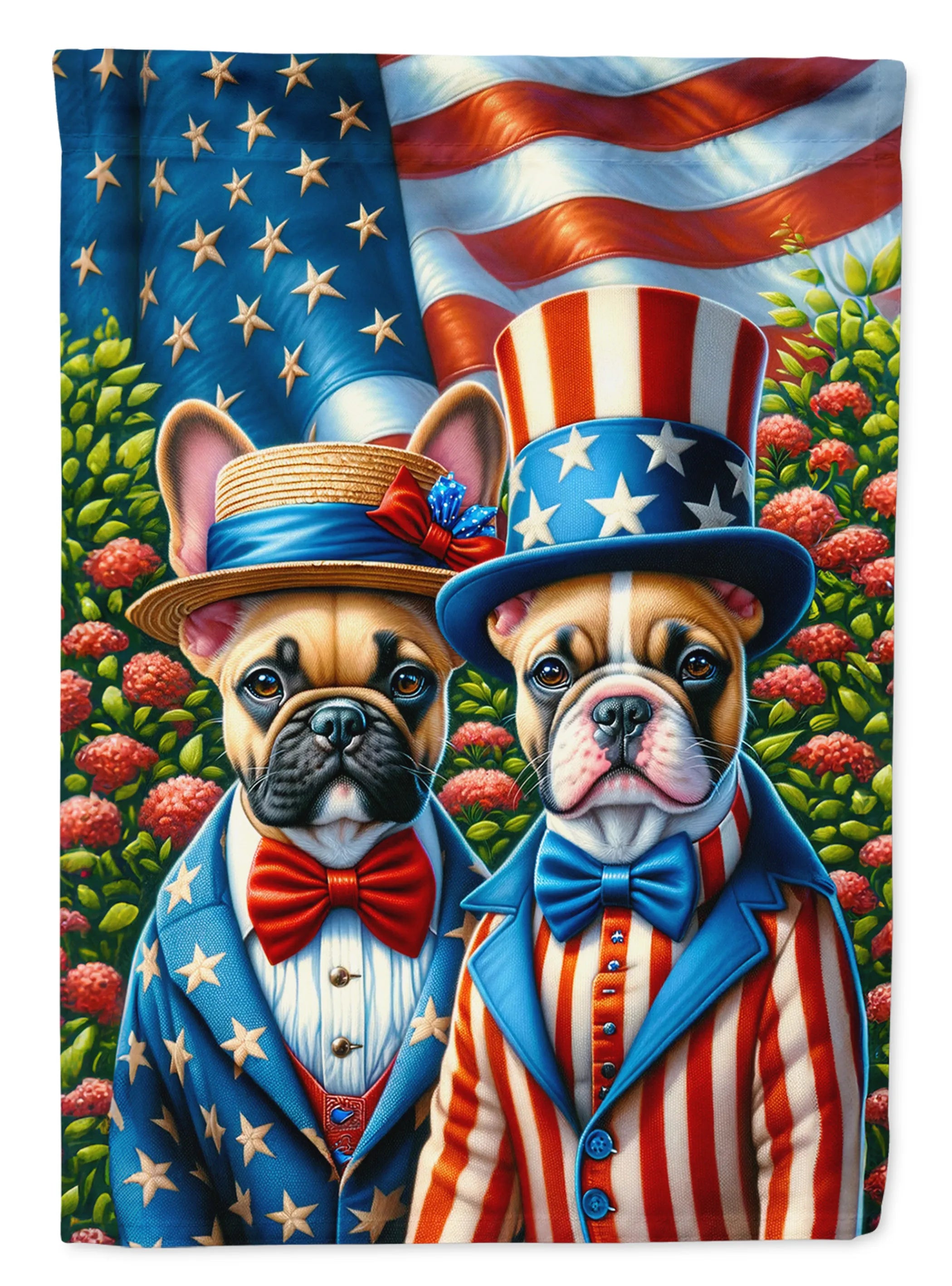 All American Dogs Decorative Flag - Size: GARDEN SIZE | Pack Of: 1 | Collection name: All american dogs